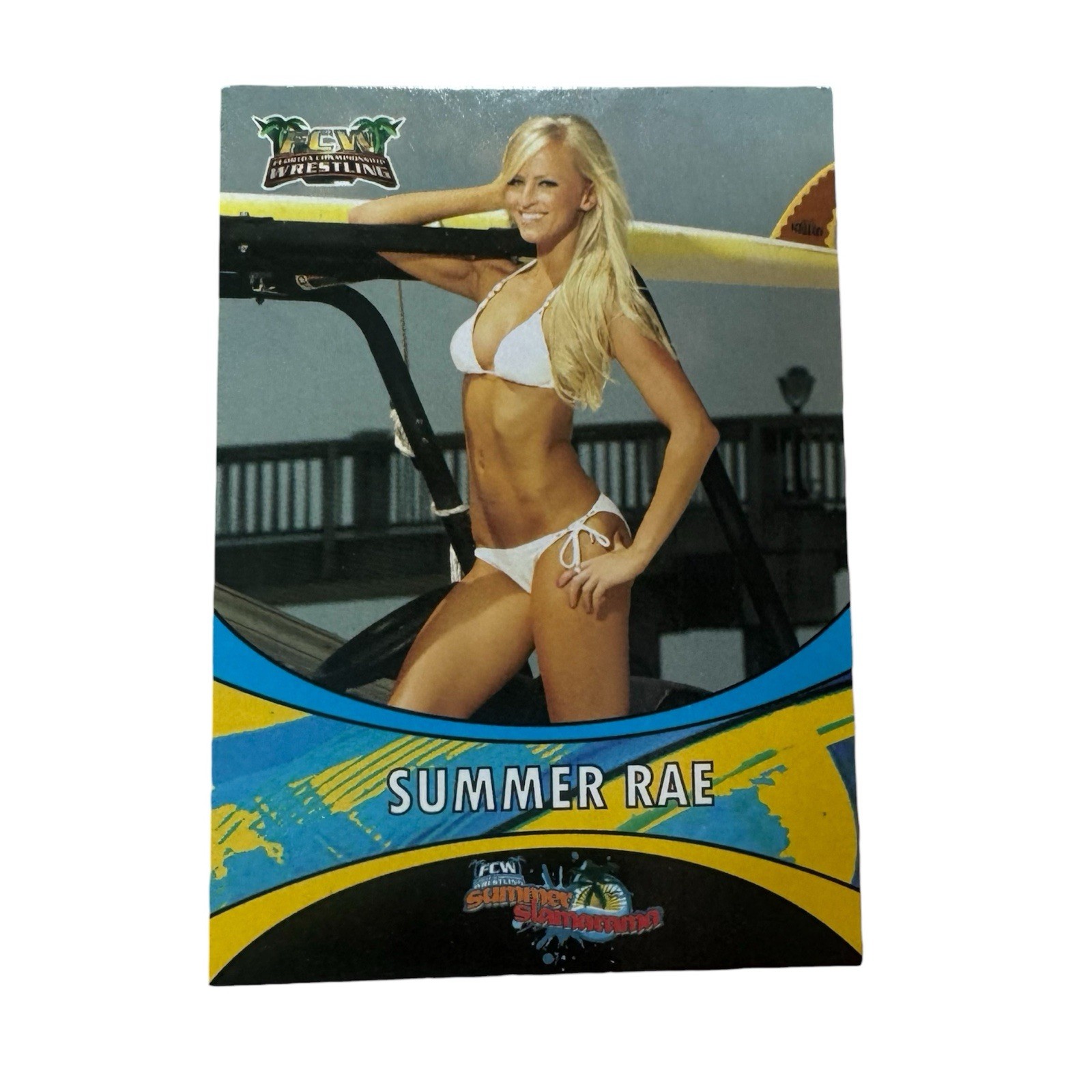 Summer Rae 2012 Summer Slamarama FCW wrestling Card WWE