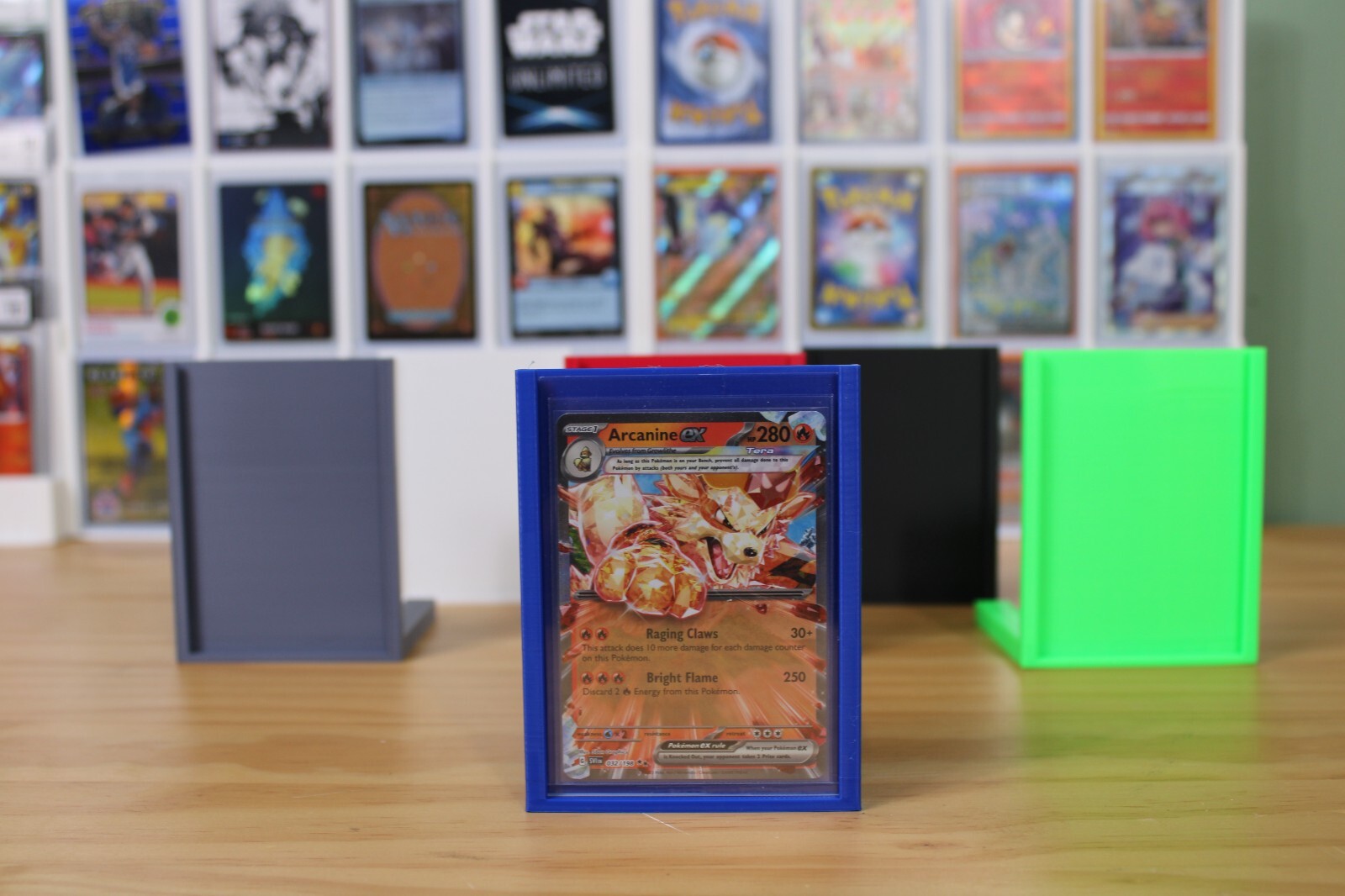 3D Printed Toploader Single Card Holder Stand – Upright Display UltraPro