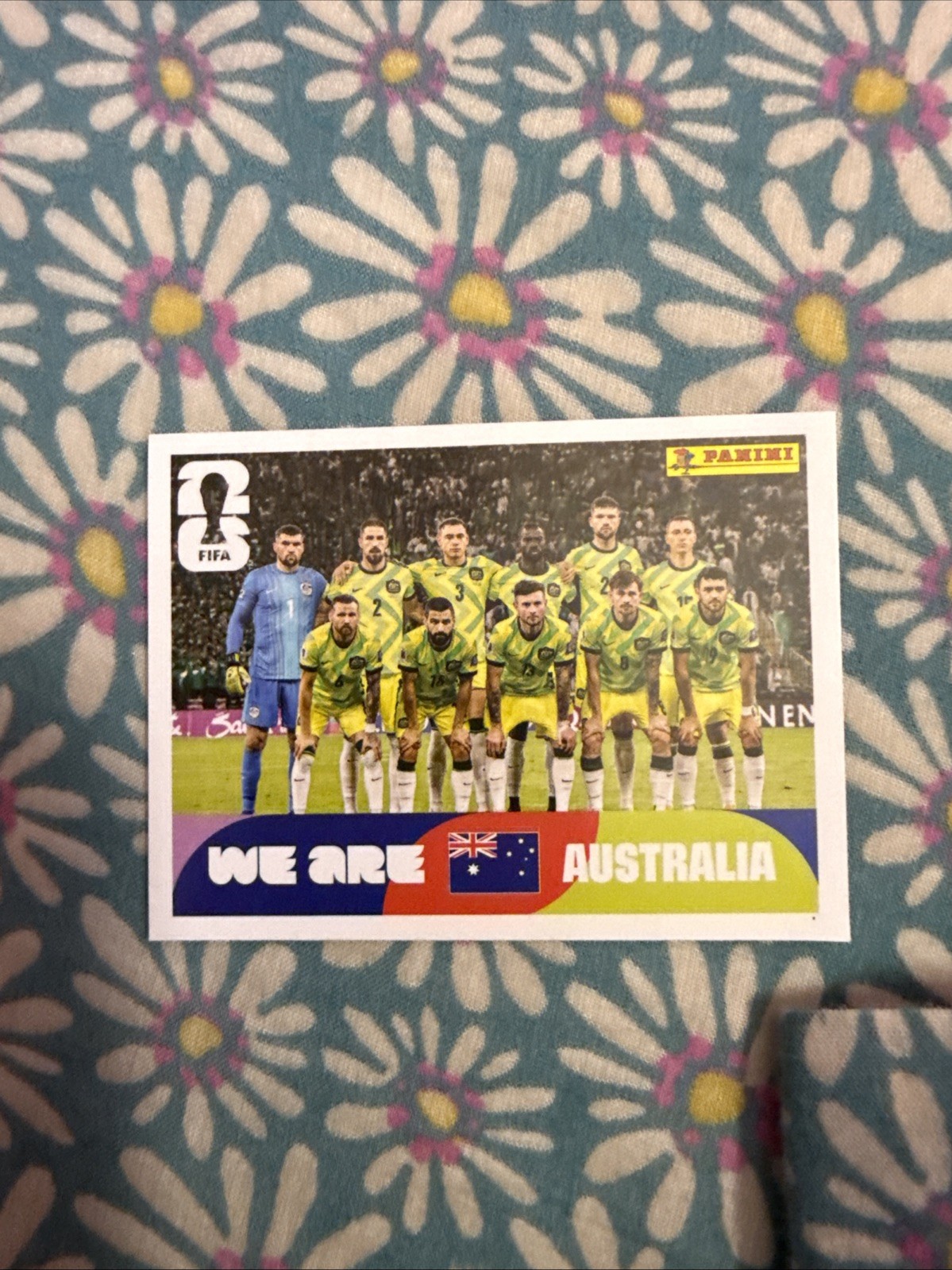 2026 Panini FIFA World Cup Crumple Sticker Team Australia AUS 13