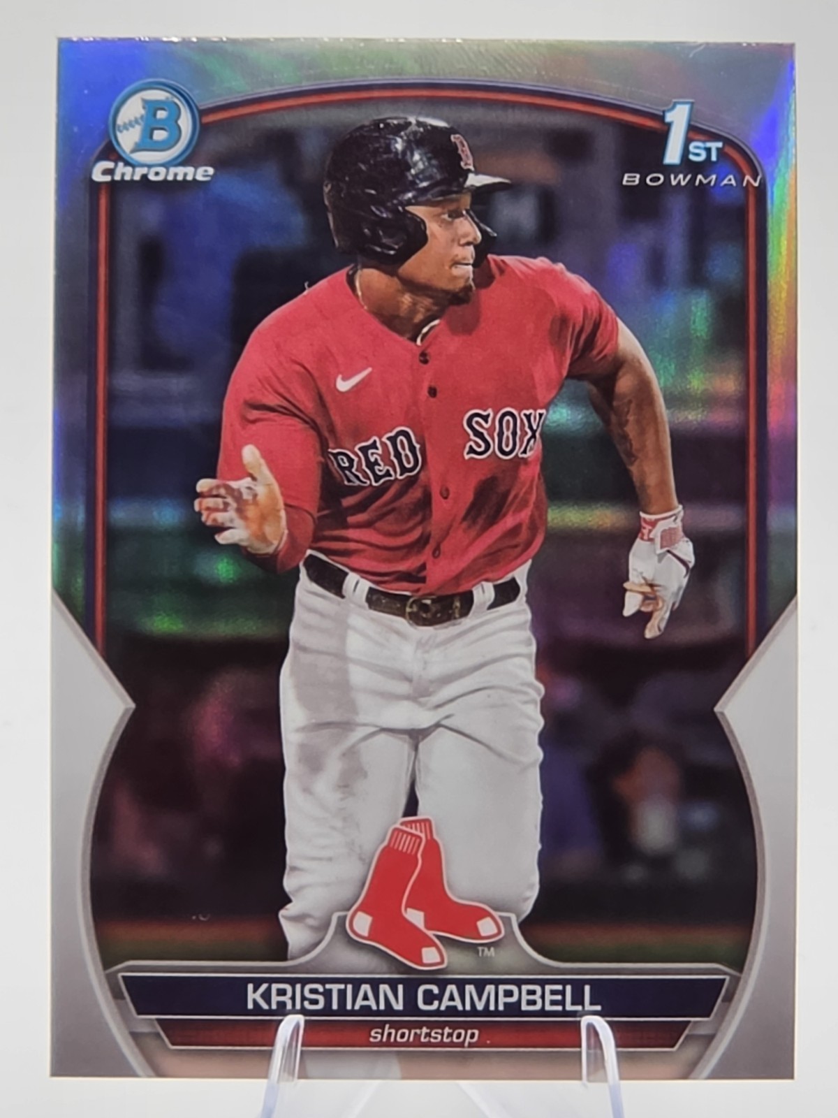 2023 Bowman Chrome Kristian Campbell 1st Prospect Refractor Boston Red Sox
