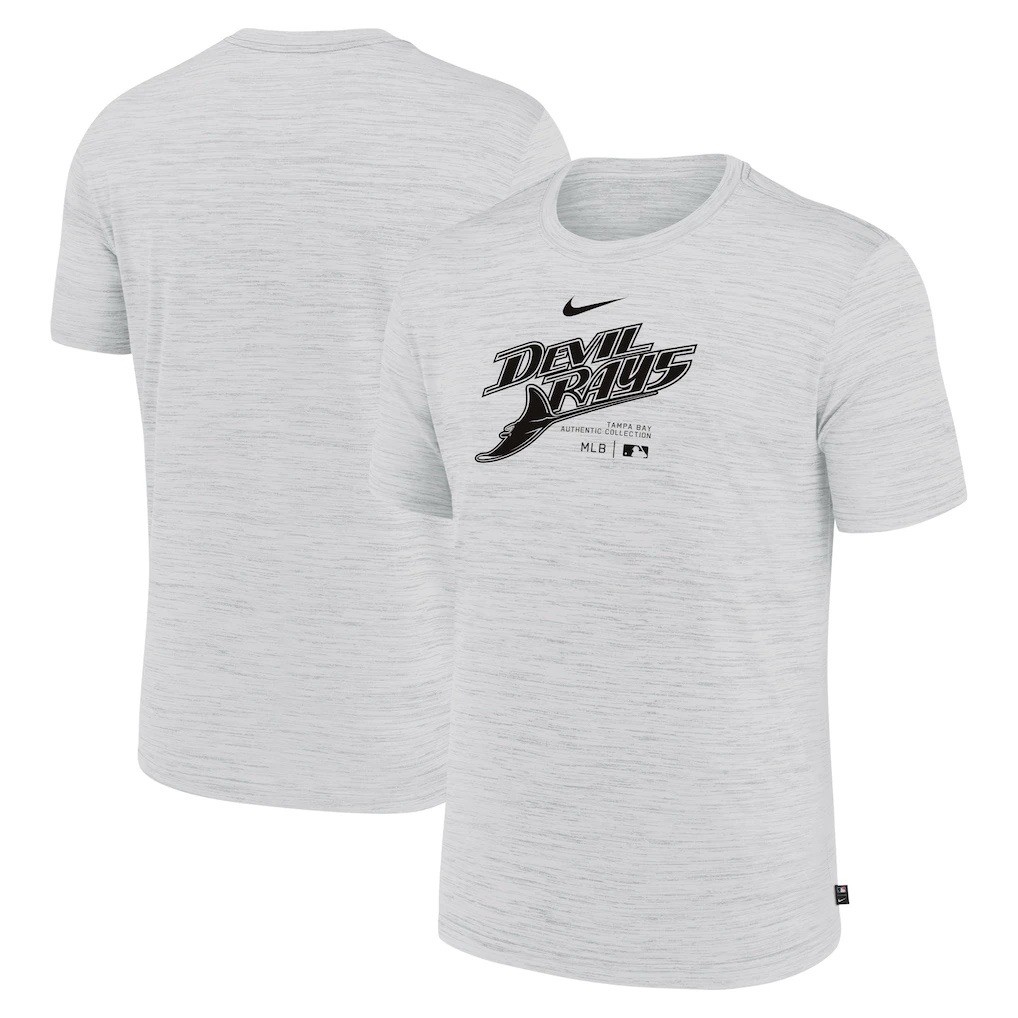 New S Tampa Bay Devil Rays Nike Authentic Collection Performance Tshirt – Ashe