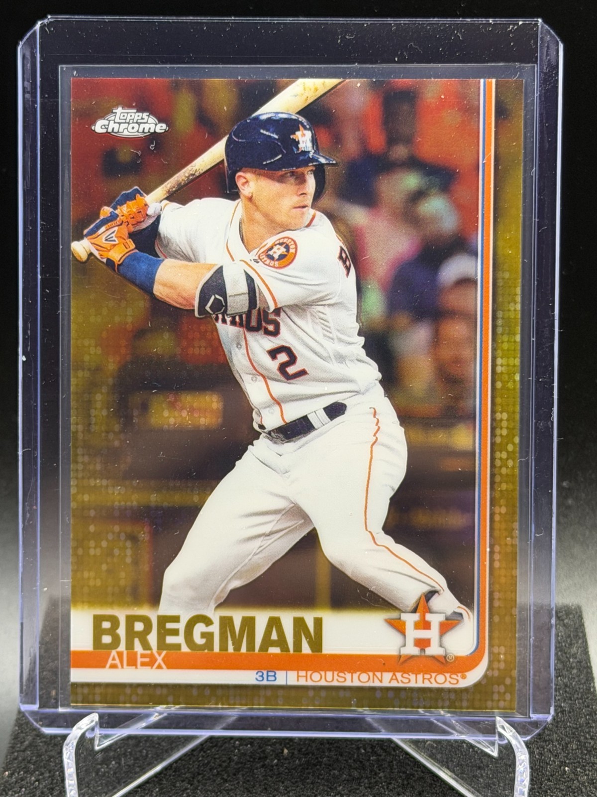 Alex Bregman 2019 Topps Chrome Gold Refractor #23/50 – Houston Astros