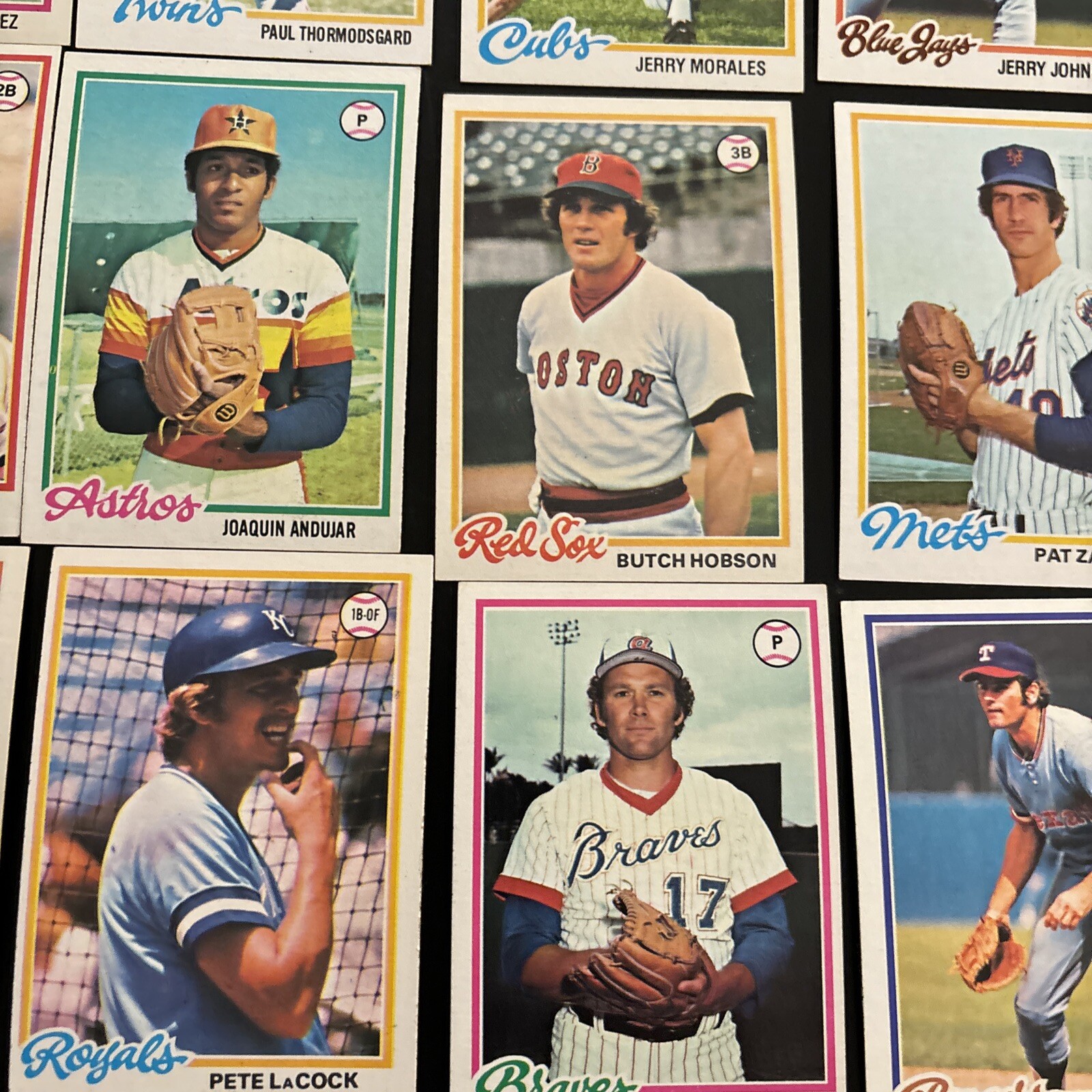 1978 Topps Baseball Card Singles #1-175 U-Pick EX+ FREE SHIPPING