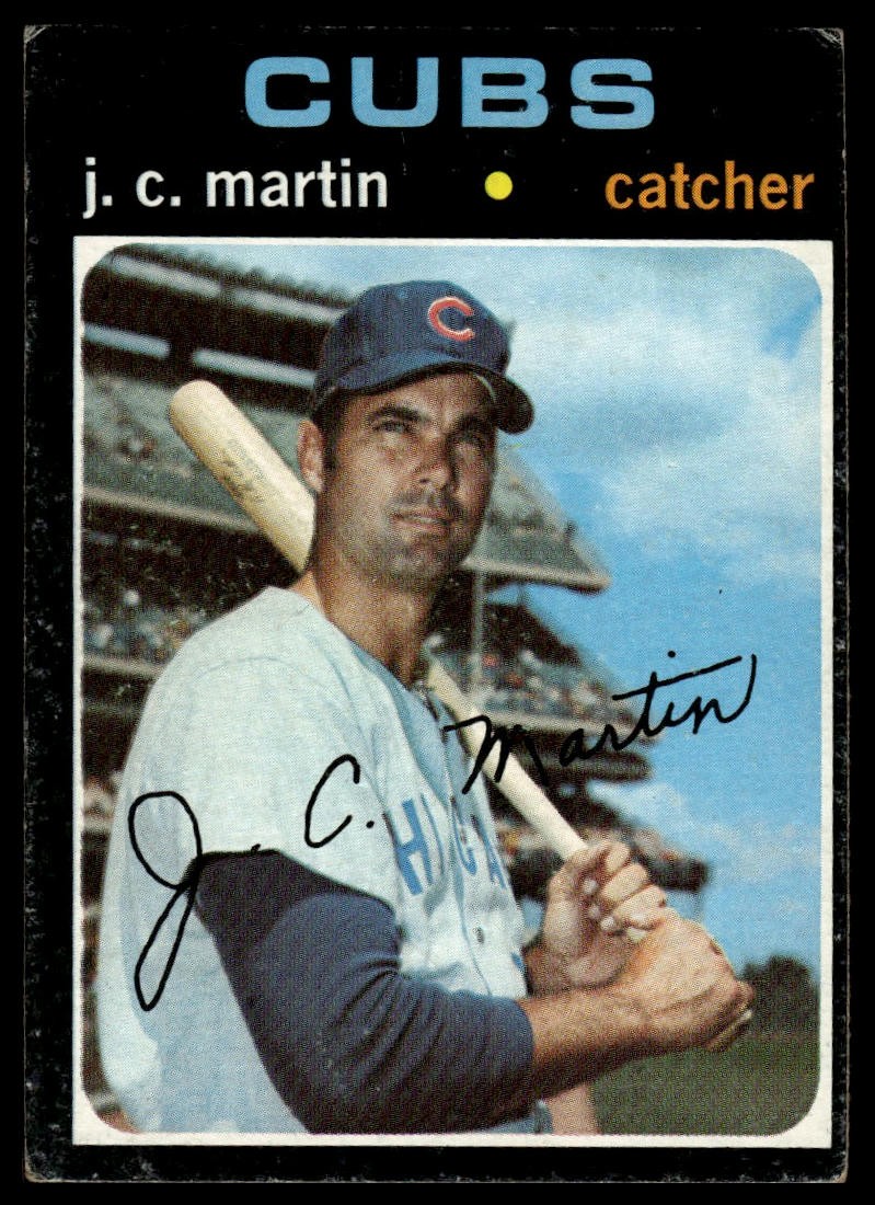 1971 Topps #704 J.C. Martin