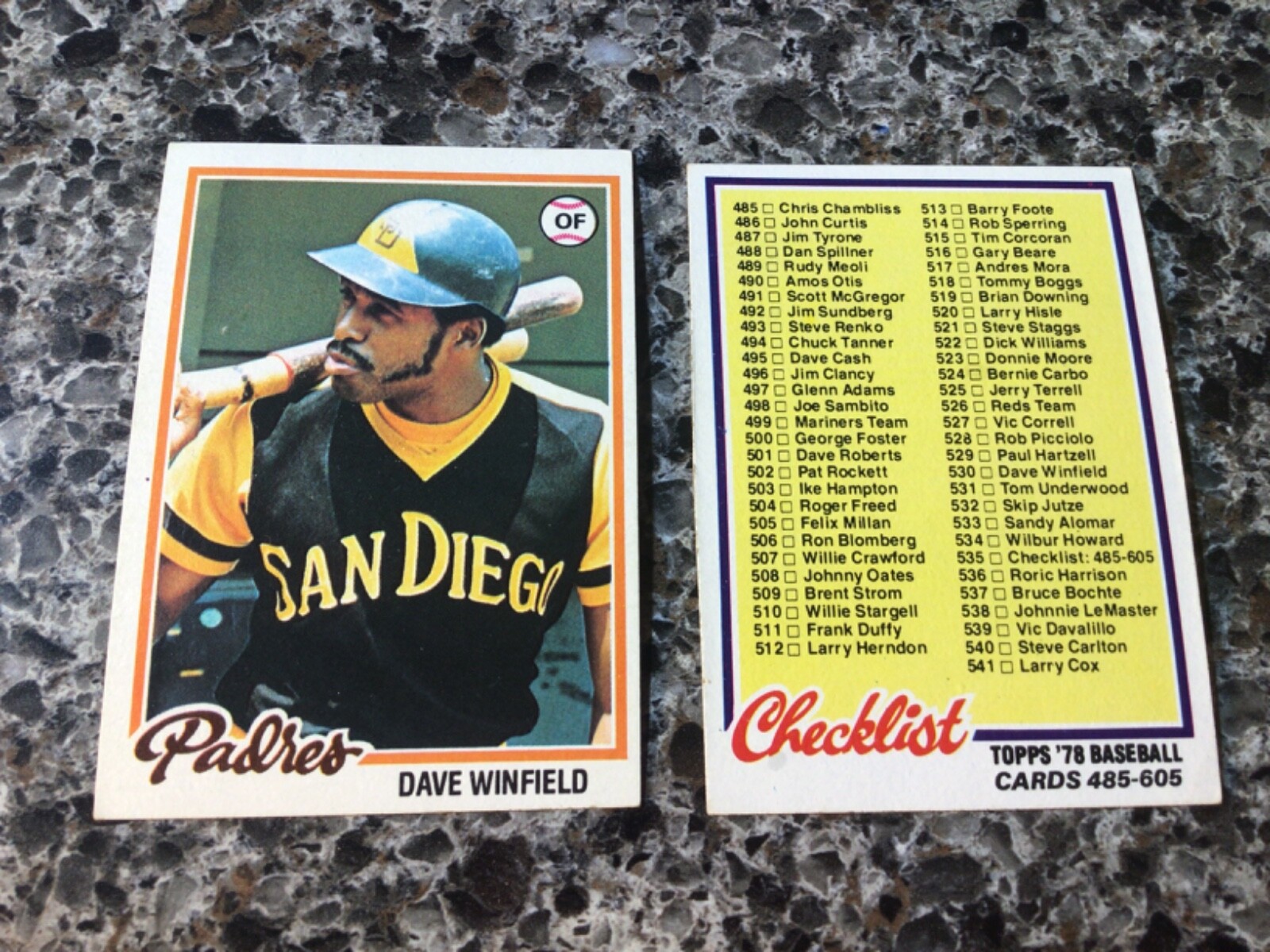 U-Pick 1978 Topps baseball 501-726 commons/stars/RC – YOU PICK ANY CARD(S)
