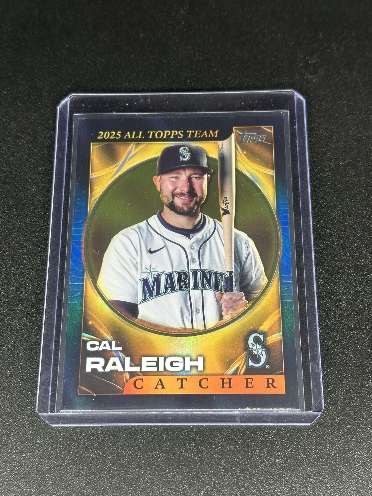 2026 Topps #ATT-1 Cal Raleigh 2025 All Topps Team Blue Foil #/150 Mariners