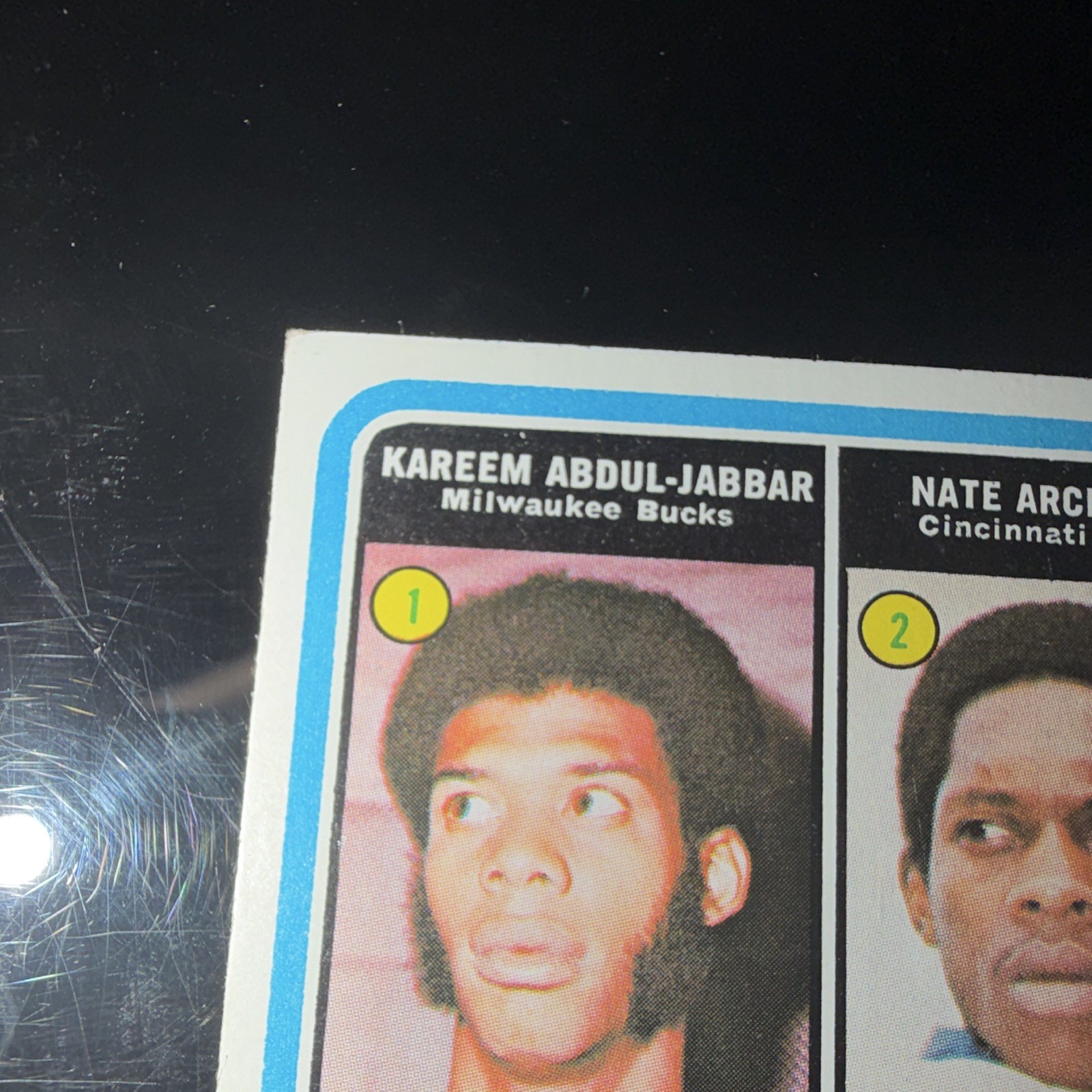 Topps Kareem Abdul-Jabbar Tiny Archibald John Havlicek #172 1972-73