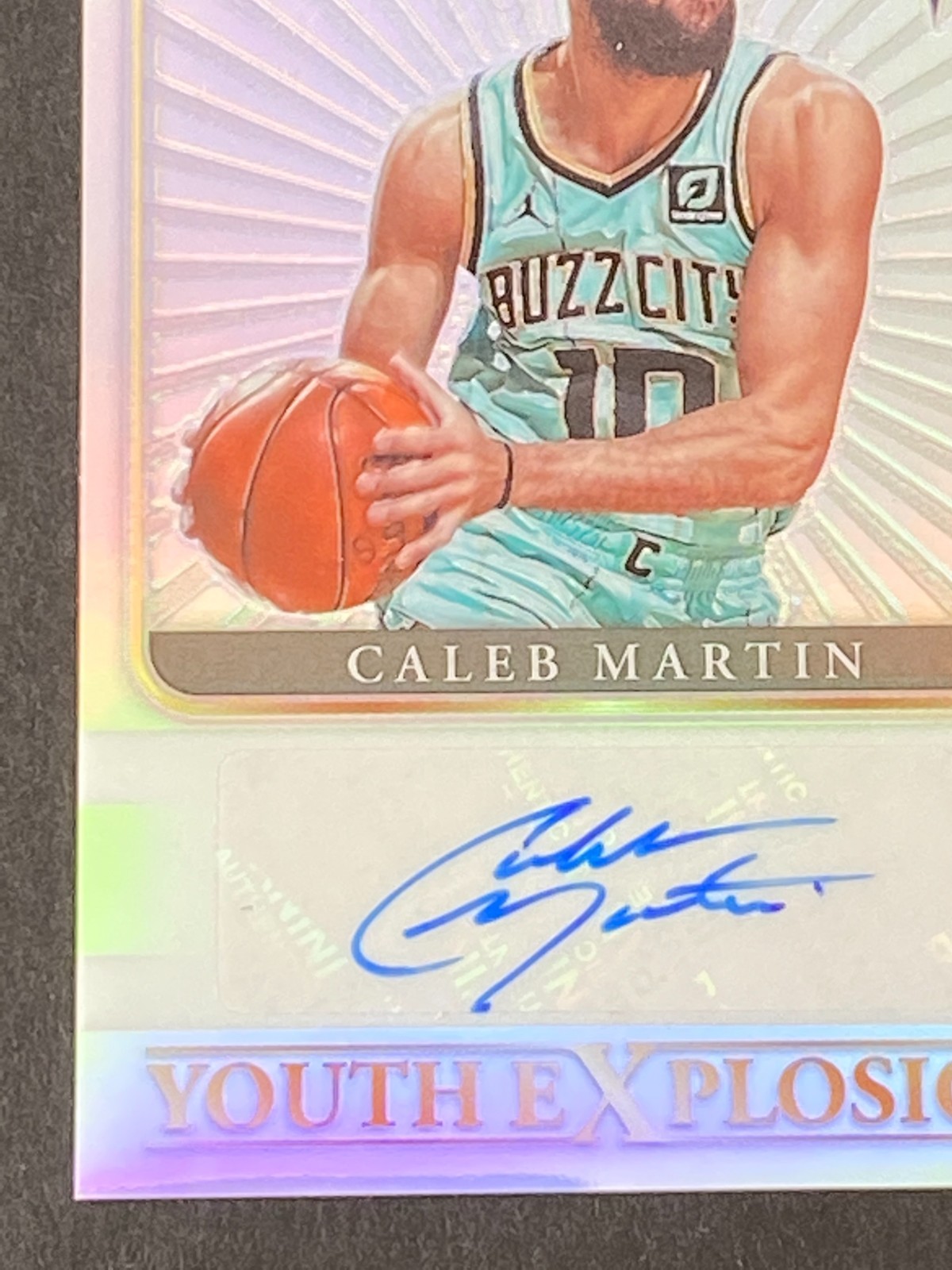Caleb Martin 2020-21 Panini Select #YES-CMA Youth Explosion Auto Silver Prizm