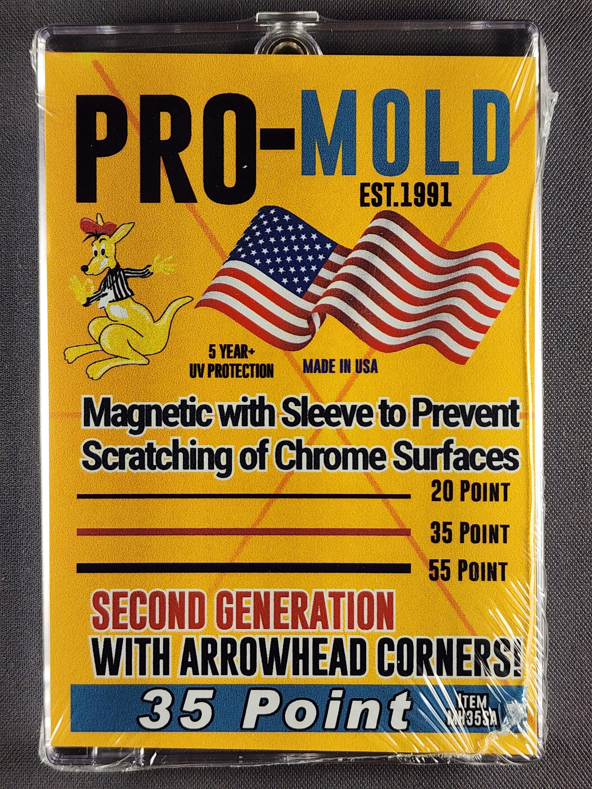 1x Pro Mold MH35SA 2nd Gen w/ Sleeve 35pt Magnetic Card Holder One Touch