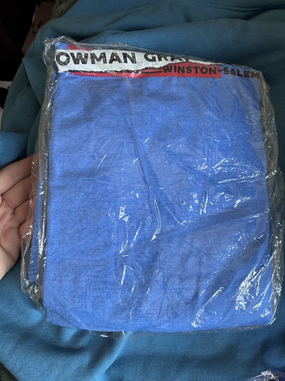 NASCAR Clash at Bowman Gray Stadium Blue T-Shirt Size L Auto Racing
