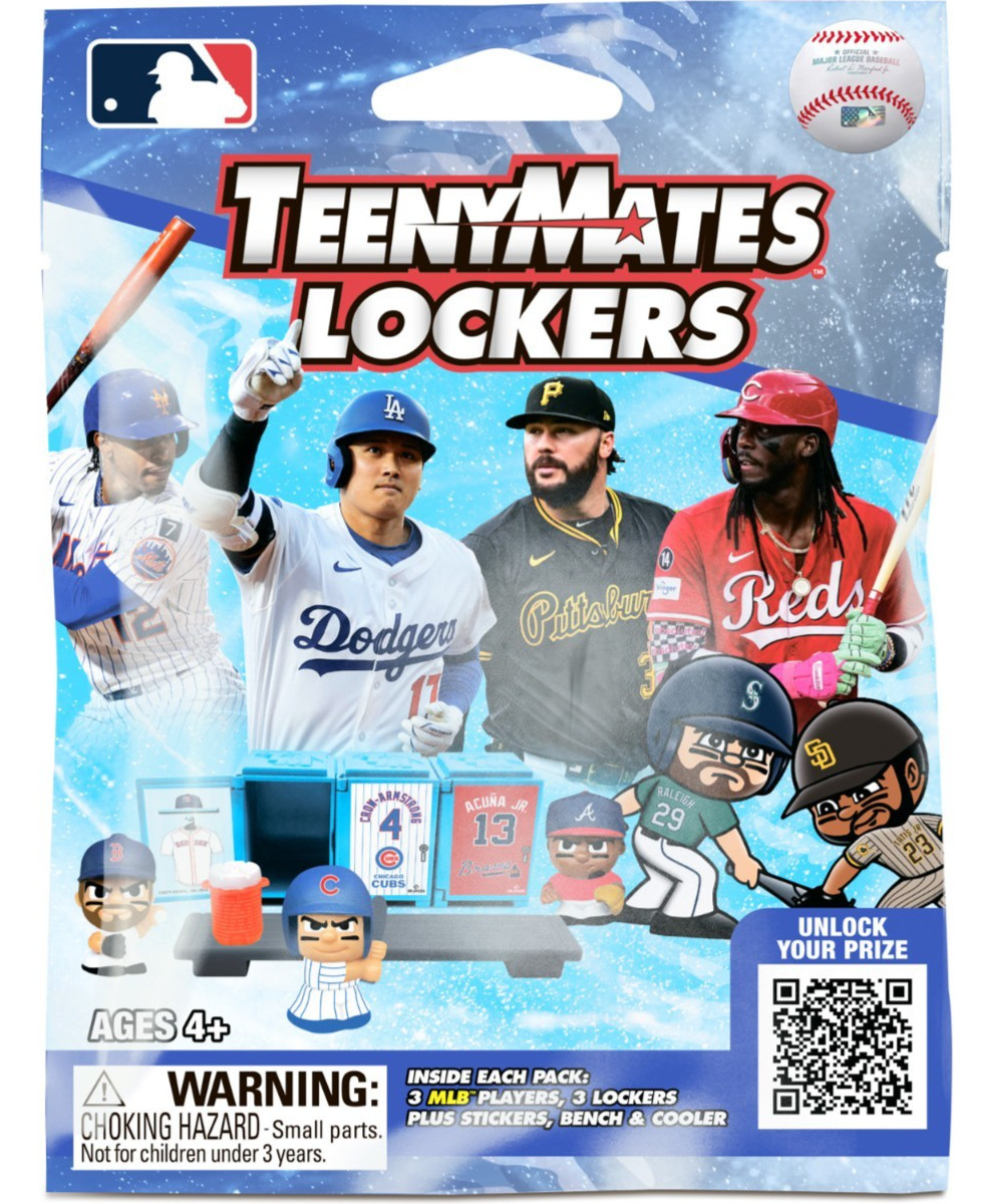 2026 MLB BASEBALL TEENYMATES LOCKER ROOM SET FACTORY SEALED PARTY ANIMAL