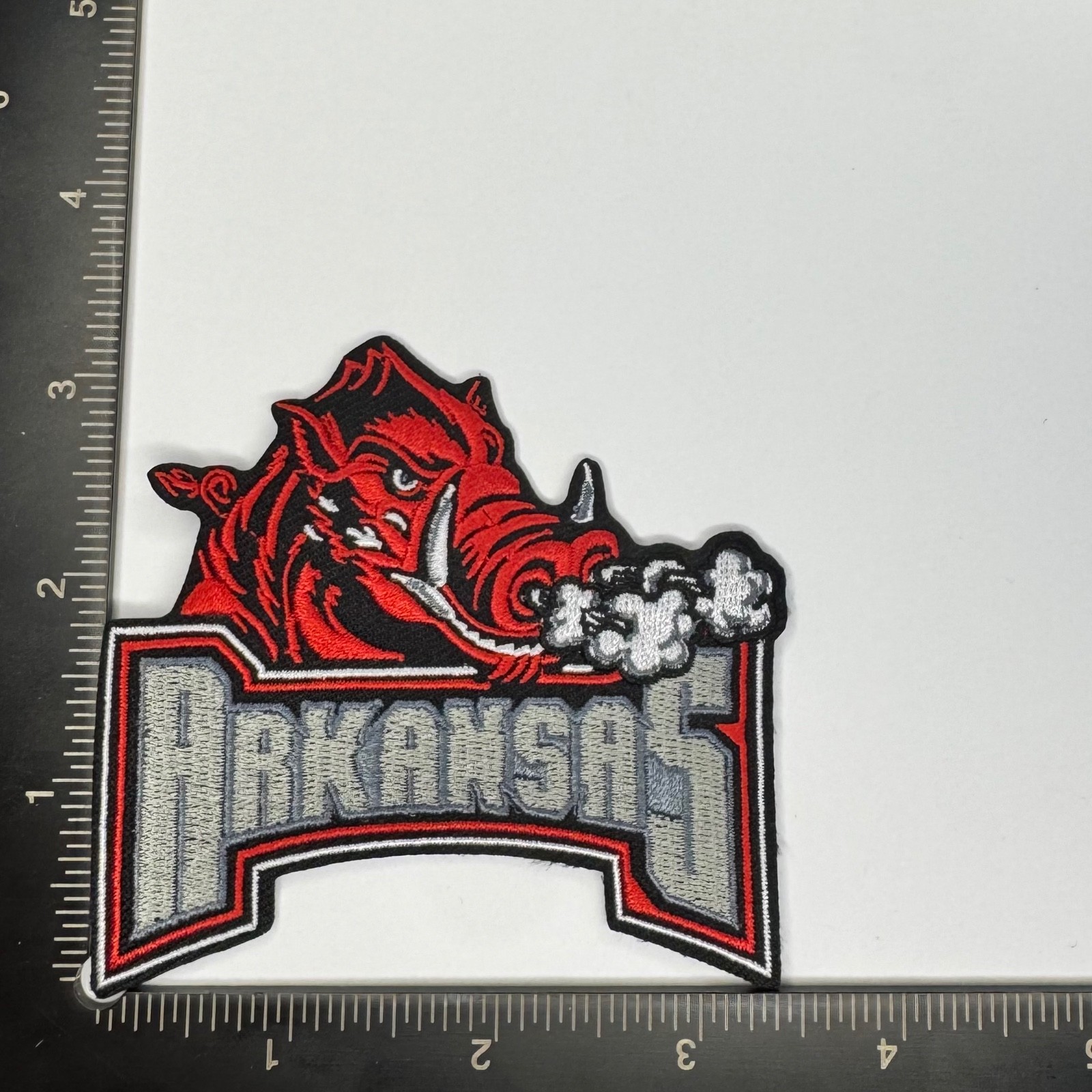 Arkansas Razorbacks Iron /Sew On Embroidered Patch