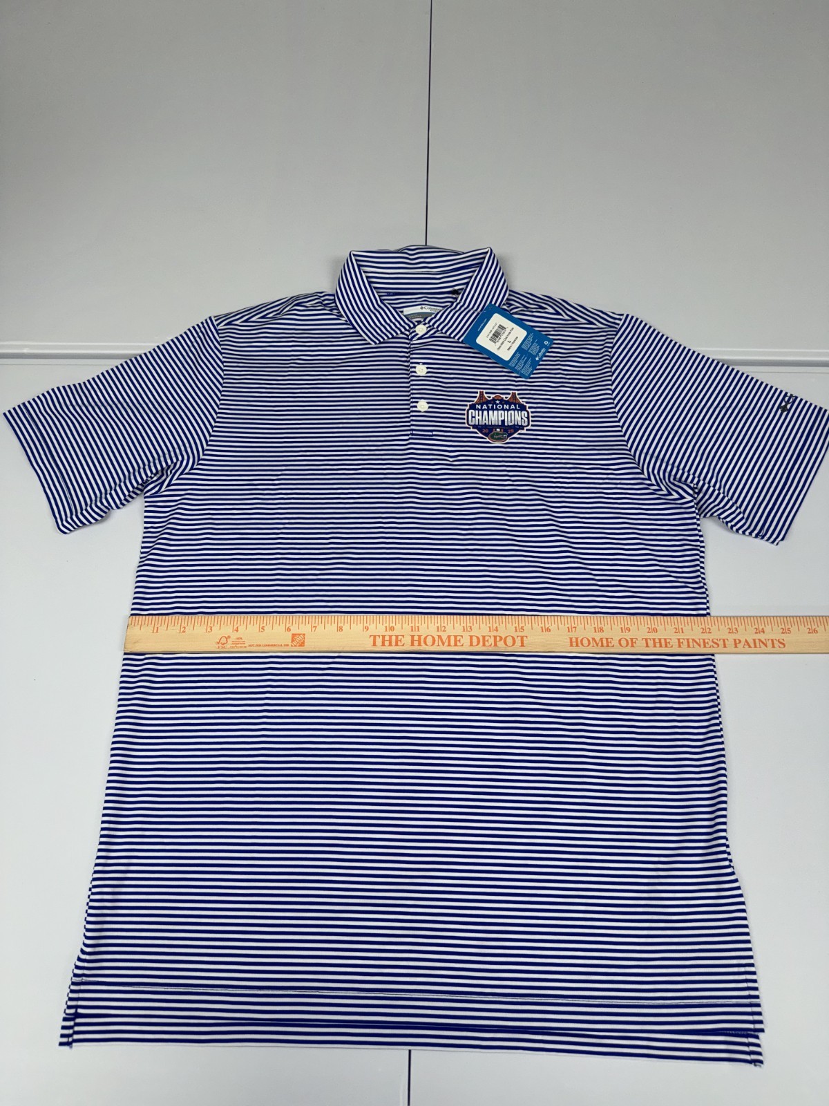 Columbia Golf Florida Gators Men’s Blue Polo Shirt National Champs Pick Size NWT