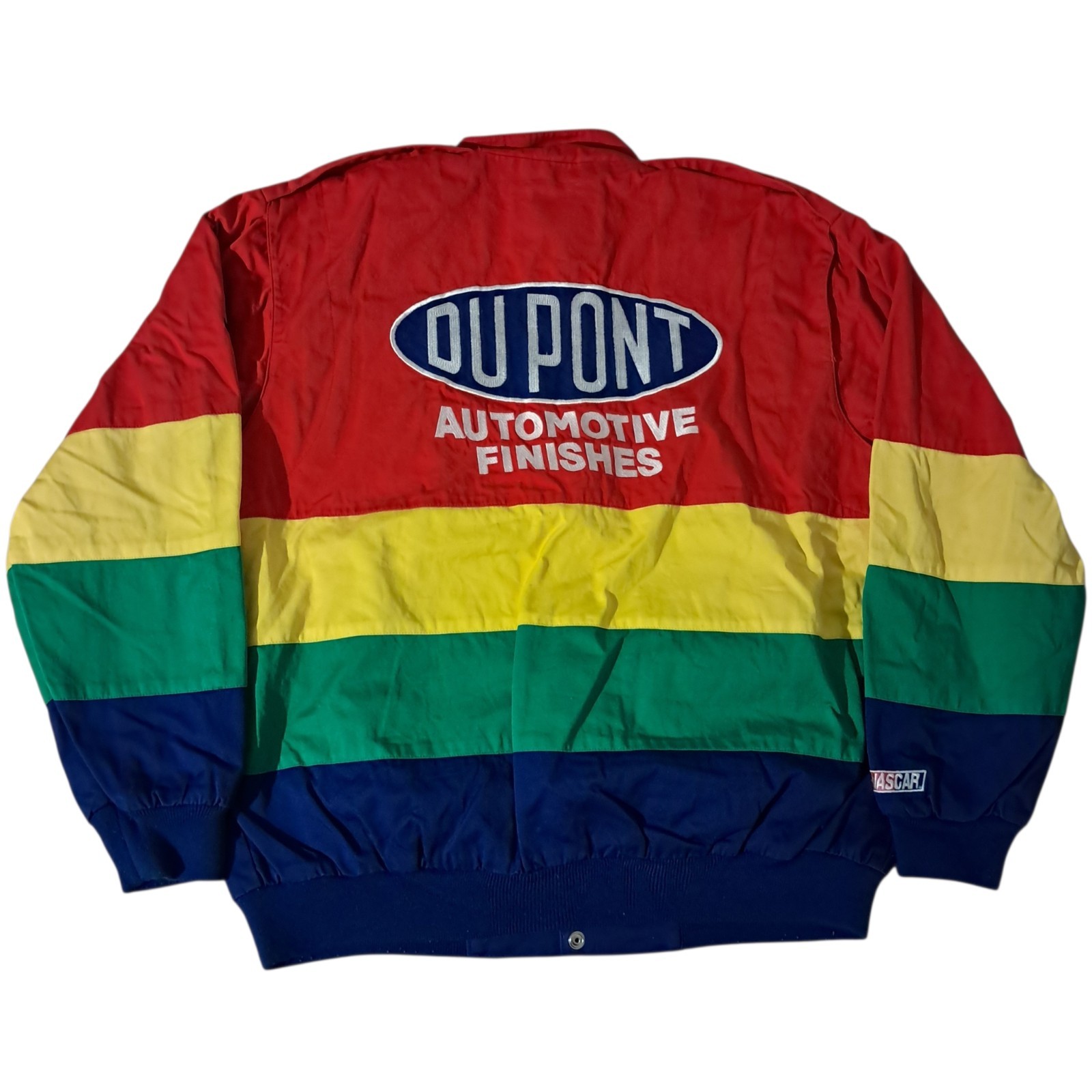 VTG Chase Authentics Jeff Gordon Rainbow Warrior DuPont Racing Jacket 90s M