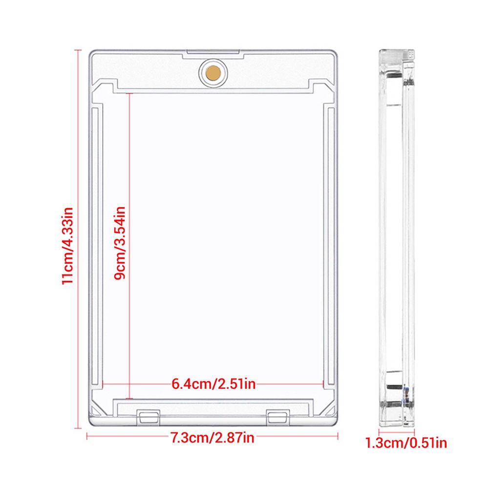 Magnetic Card Holder 360PT One Touch Trading Sports Cards Protector 10-100Pack
