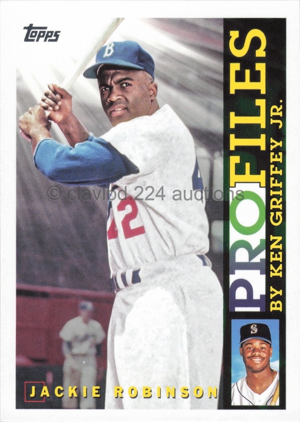 2026 TOPPS MLB – Jackie Robinson – Profiles by Ken Griffey Jr #TP-20 Dodgers