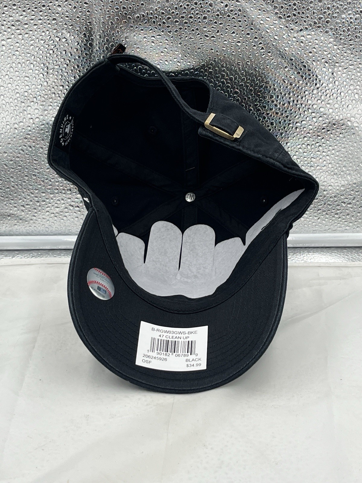 Baltimore Orioles MLB ’47 Brand Throwback Black Clean Up Adjustable Hat