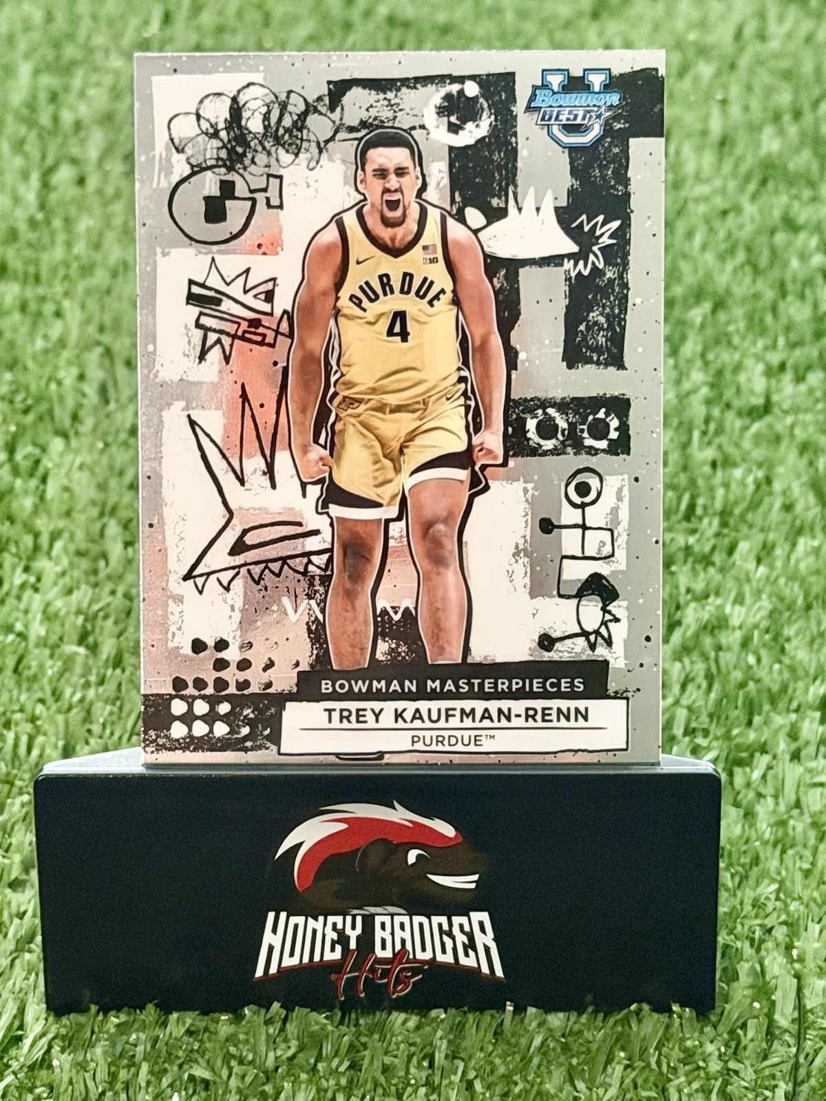 2025-26 Bowman Best U Trey Kaufman-Renn Bowman Masterpieces Rookie NBA Draft