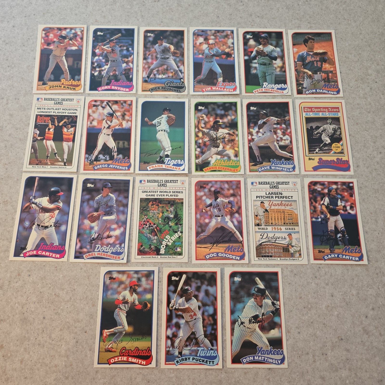 1989 Topps Talking Baseball Disk Singles Your Choice