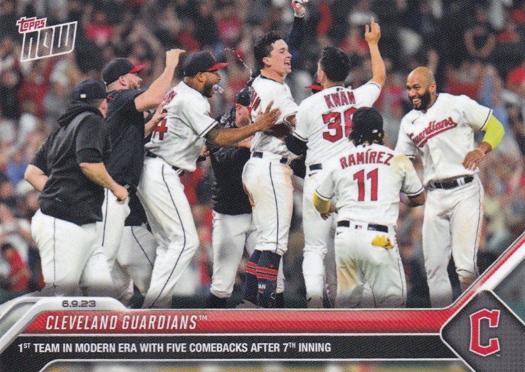 2023 TOPPS NOW #416 CLEVELAND GUARDIANS