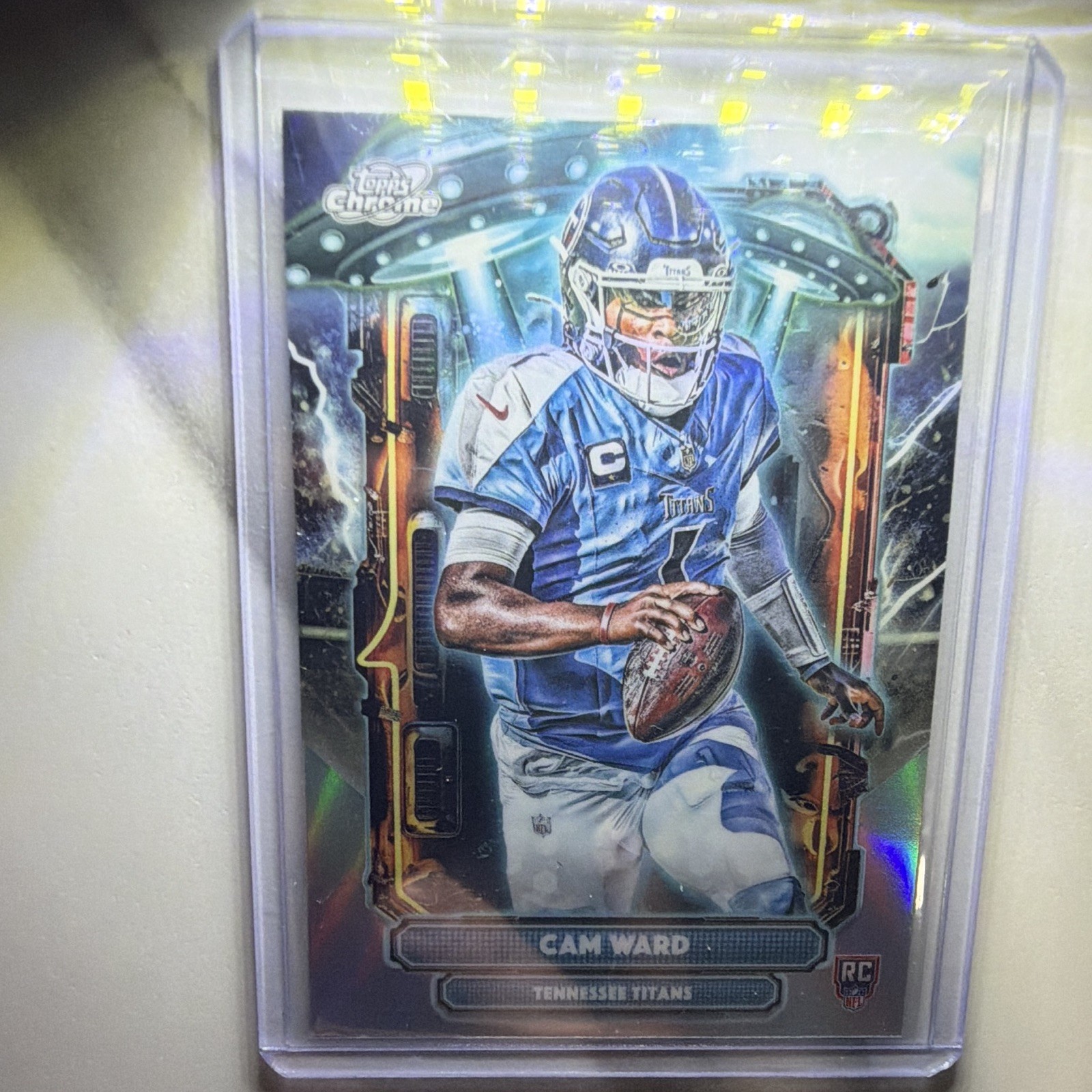 Topps 2025 Topps Chrome Cam Ward Rookie ET-1 Tennessee Titans NFL