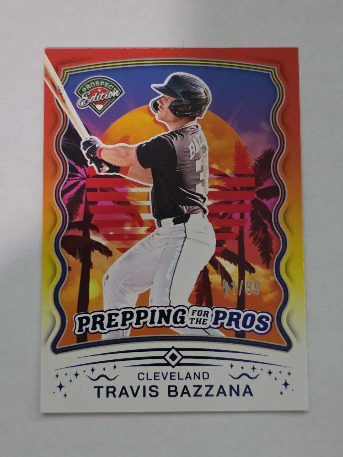 2025 Panini Prospect Edition Travis Bazzana Prepping For The Pros Blue /99 #3