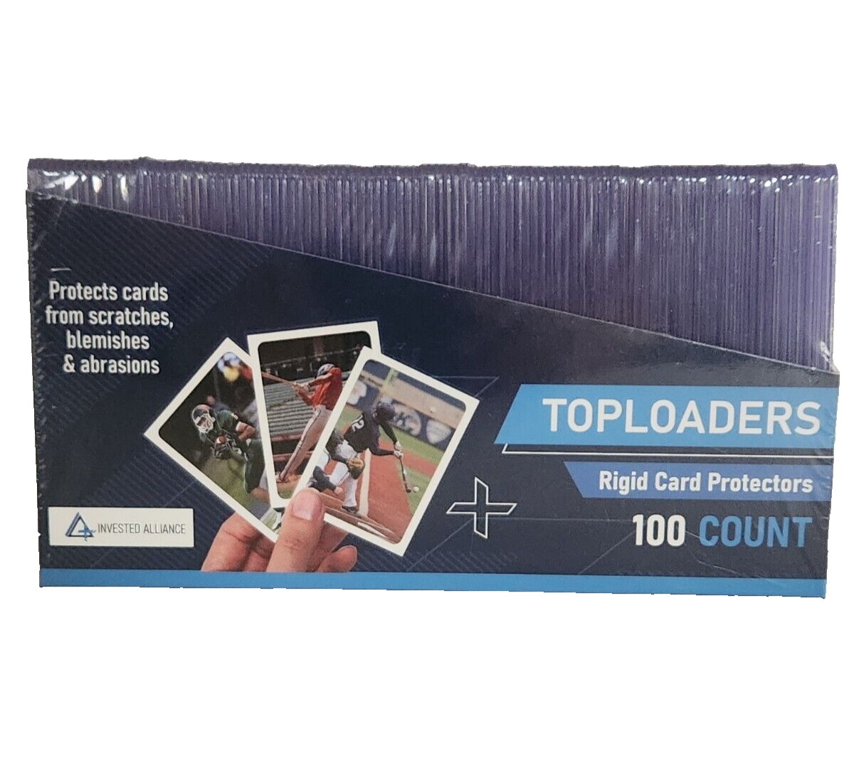Clear Top Loader Standard Card Sleeves 100 count 3×4 Inch 20pt Collectible Cards