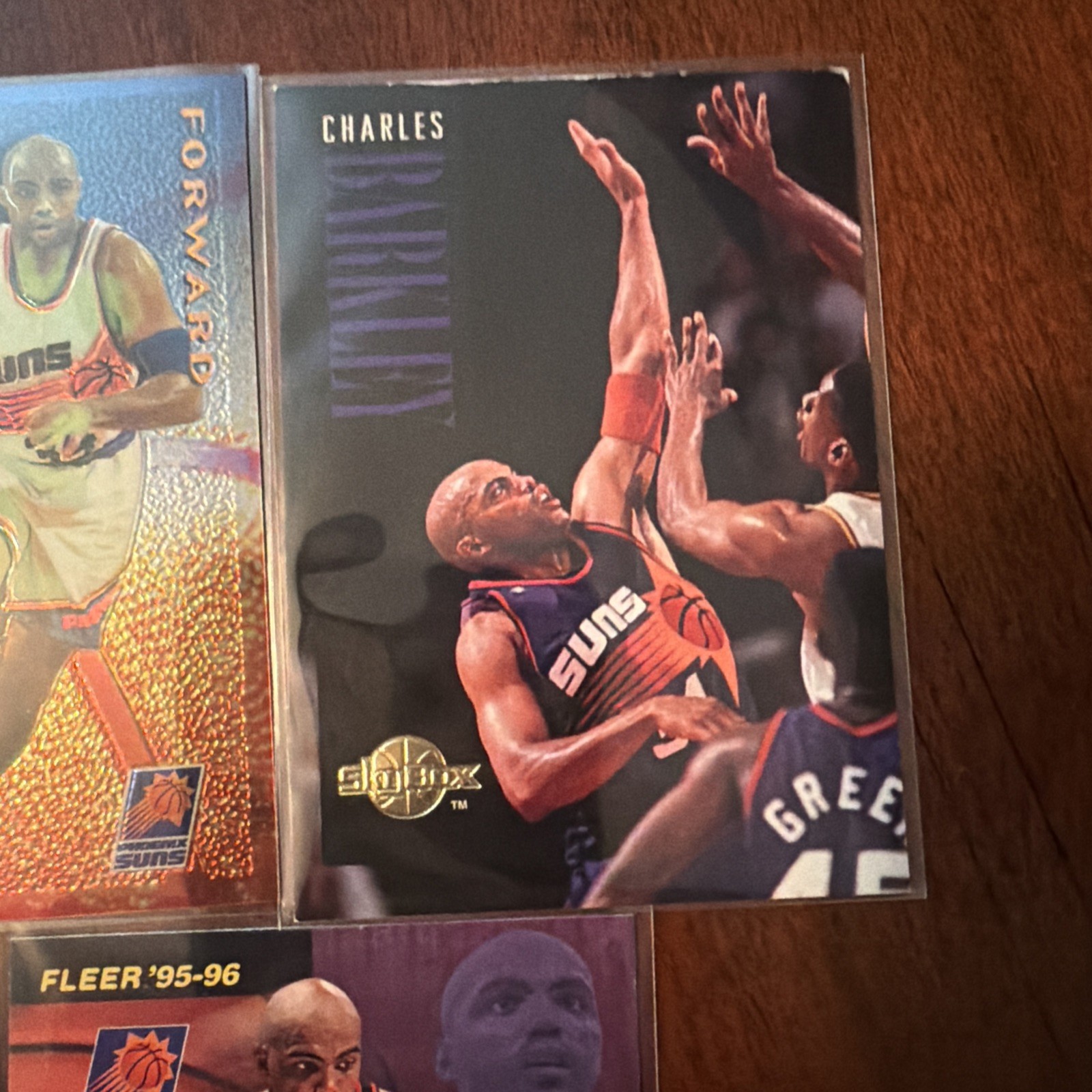 5 Charles Barkley Insert And Base Cards.