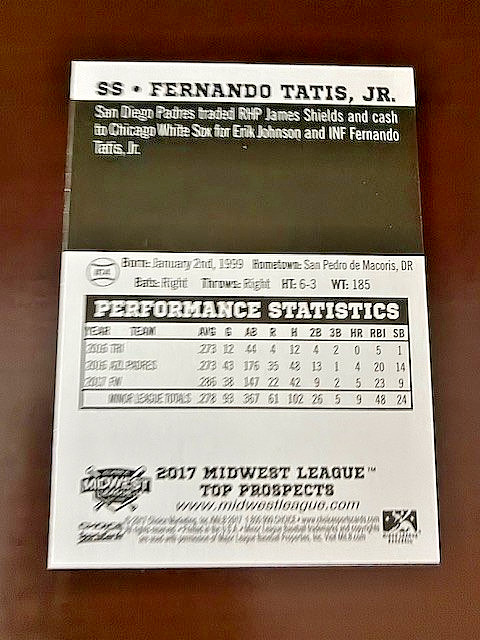 2017 Midwest Top Prospect Fernando Tatis Jr.