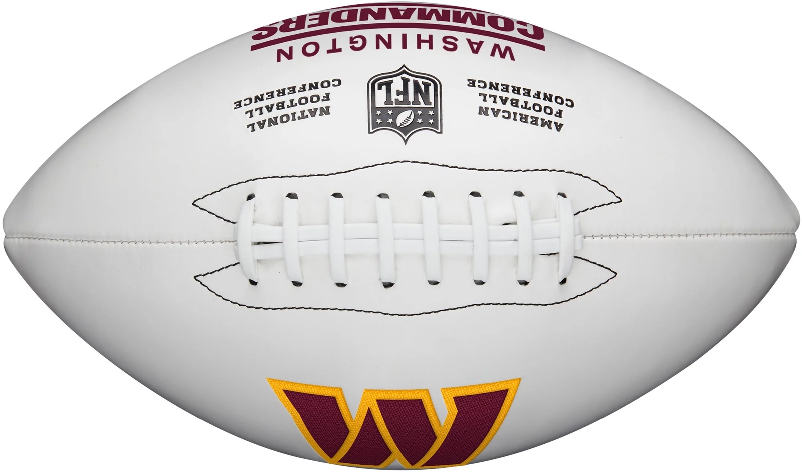 Washington Commanders Full Size Autograph Signature Series White Panel Football