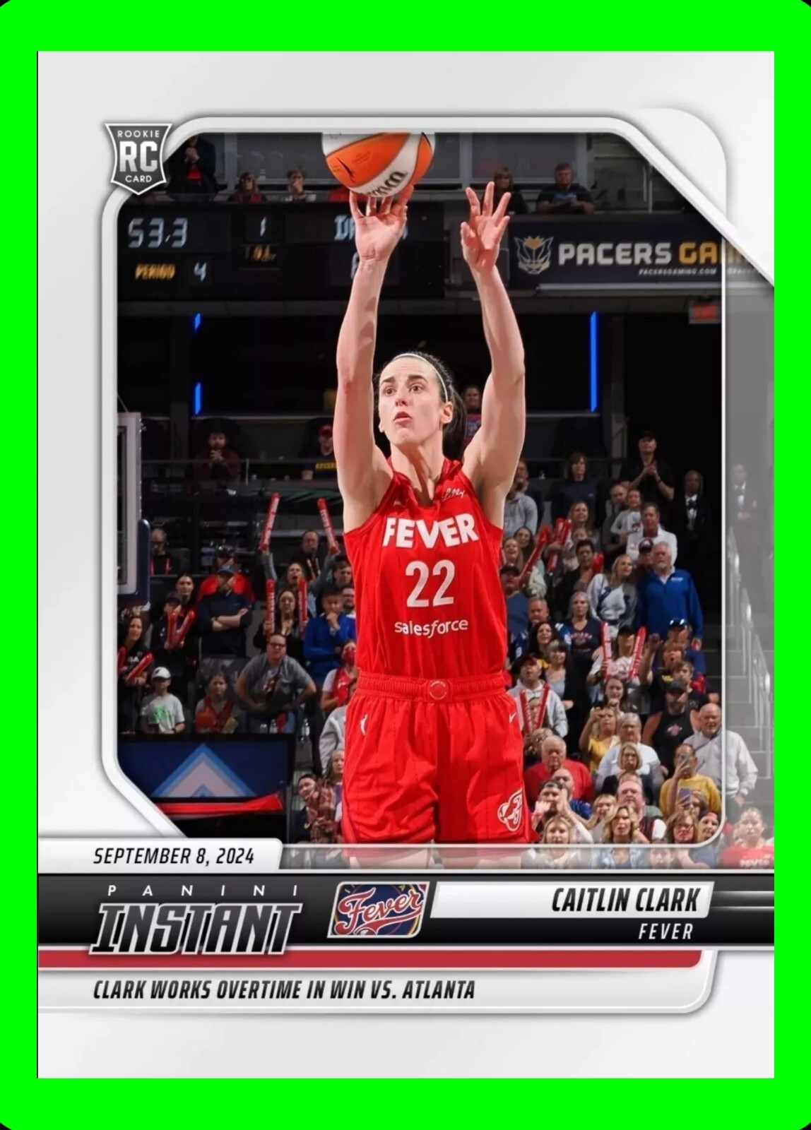 🔥 Caitlin Clark – 2024 Panini Instant WNBA #204 – Rookie Card RC