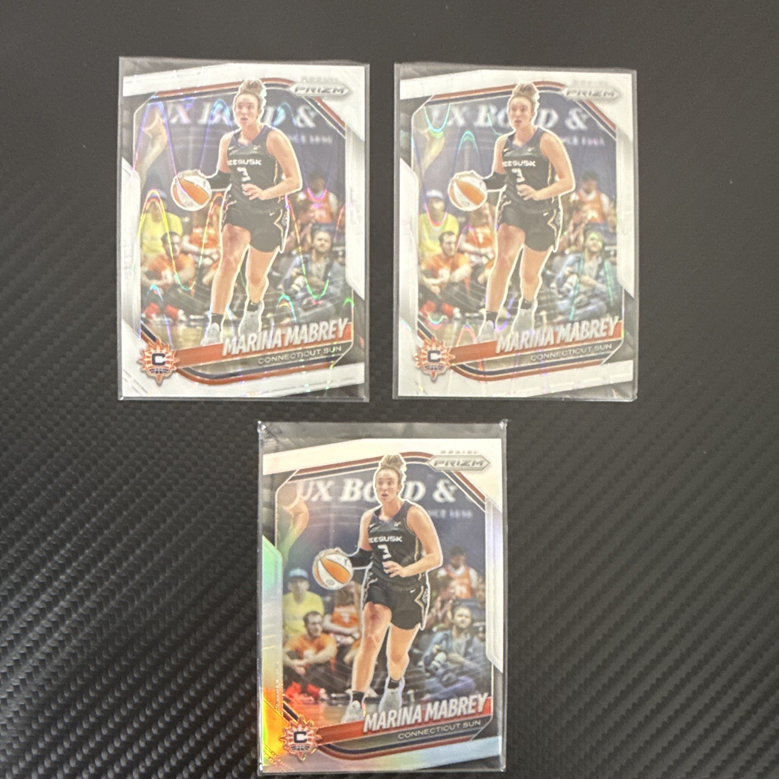 Marina Mabrey 2025 Panini Prizm WNBA 3-Card Lot