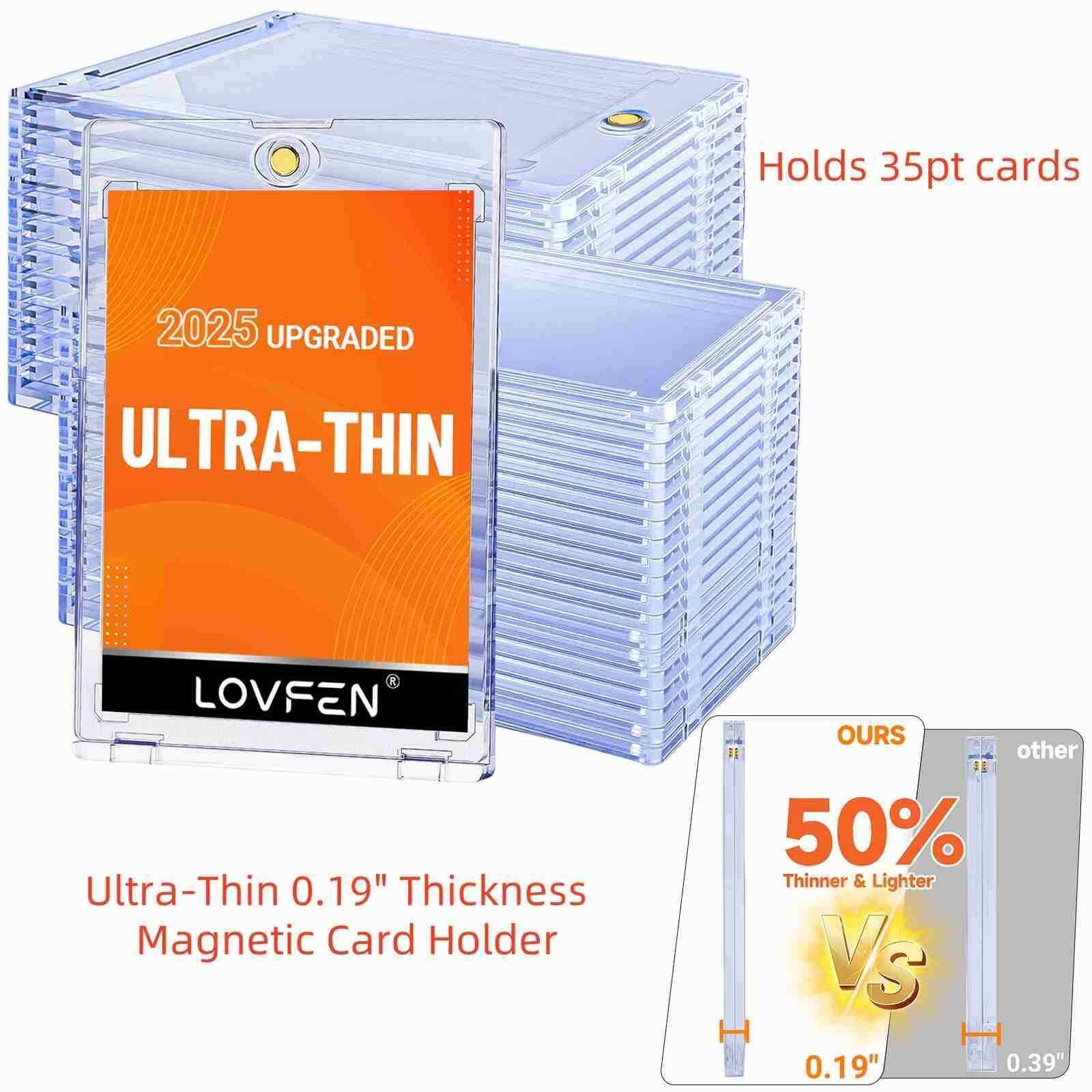 50/200/400 Pack Ultra-thin Magnetic One Touch Card Holder For 35PT Pokemon Cards