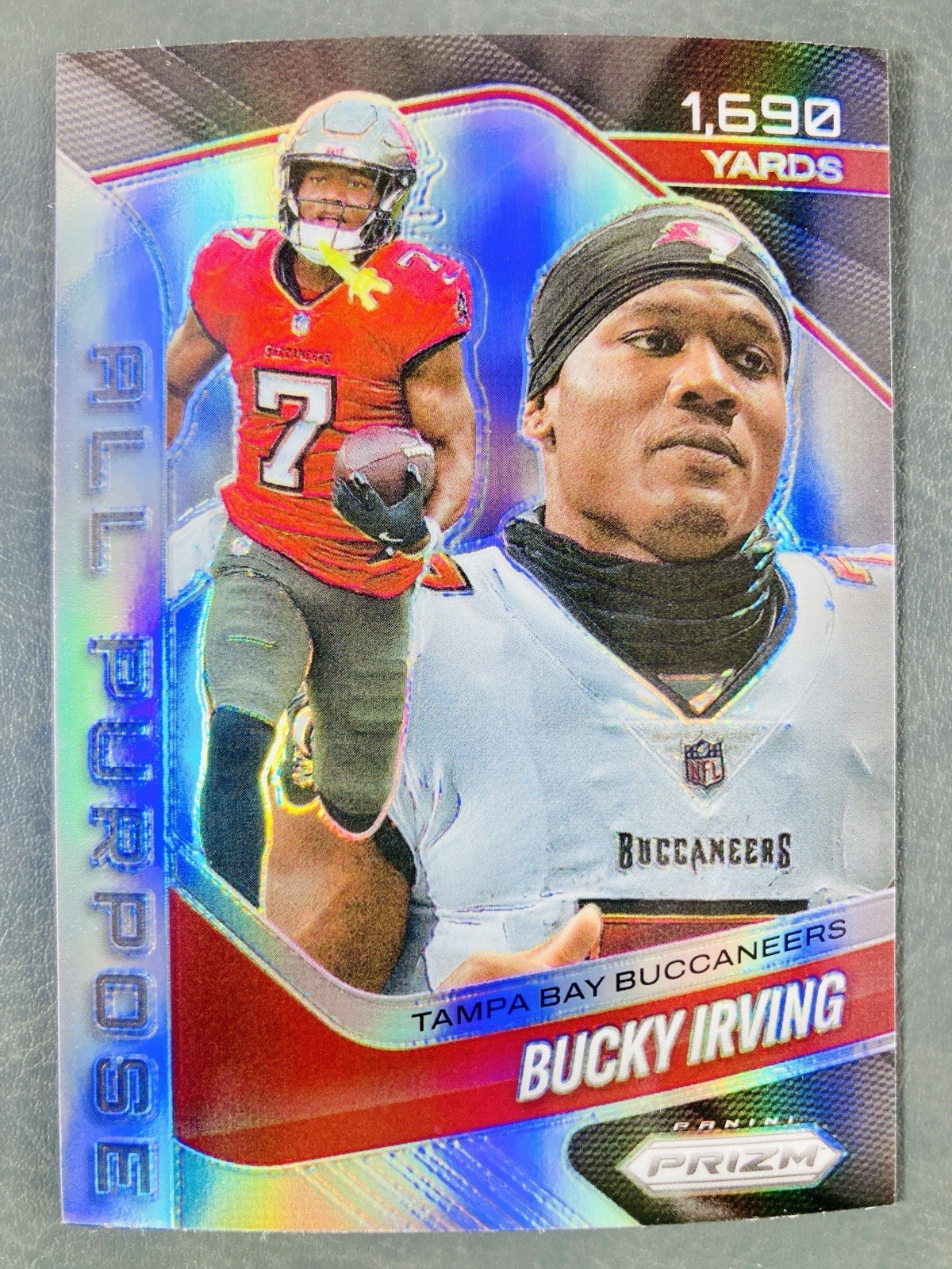 2025 Panini Prizm Bucky Irving All Purpose Silver Prizm #10 SP Parallel 🔥💎