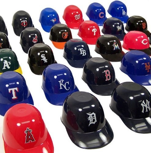 All Official MLB Teams 8oz Mini Baseball Helmet Ice Cream Snack Bowls – 30 Pack