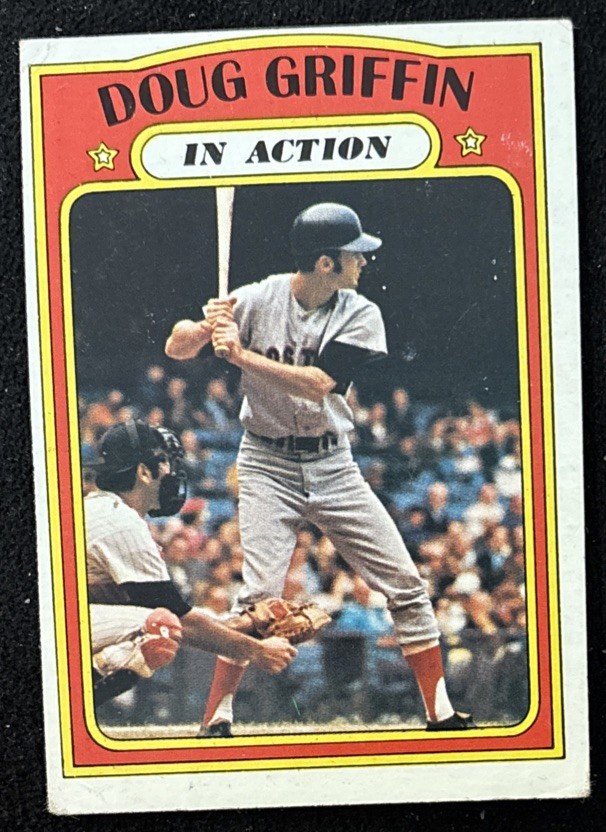 Doug Griffin – 1972 Topps In Action #704 High # Vintage Baseball Card J447