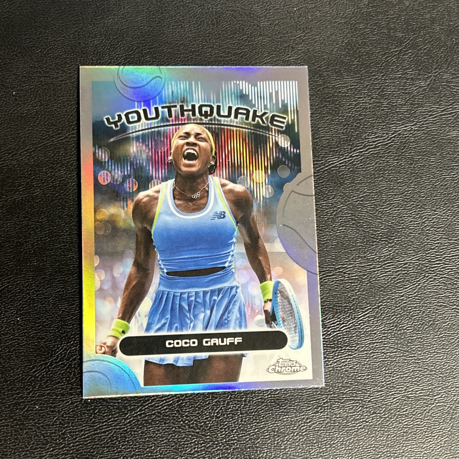 2025 Topps Chrome Tennis Youthquake Coco Gauff Refractor