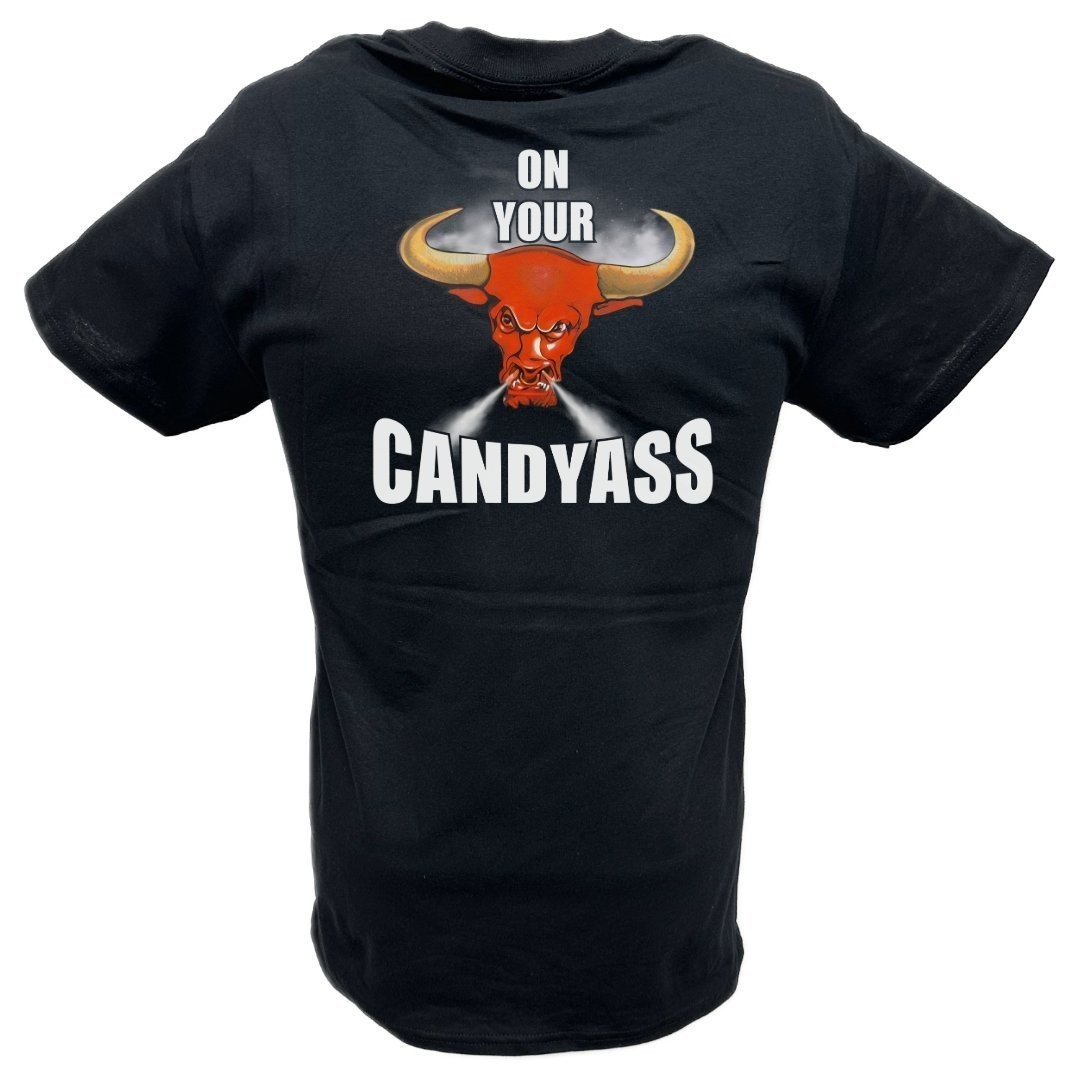 The Rock Layeth the Smacketh Down on Your Candyass Mens Black T-shirt