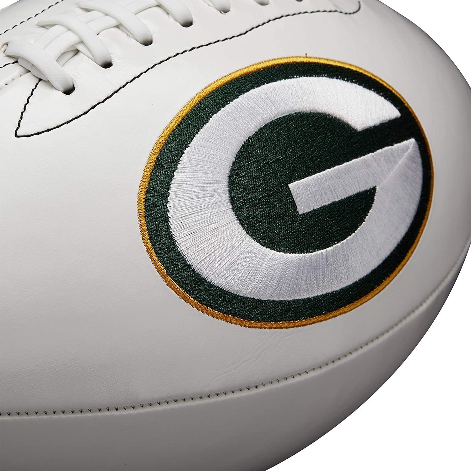 Green Bay Packers Full Size Official Autograph Signature Series White Football
