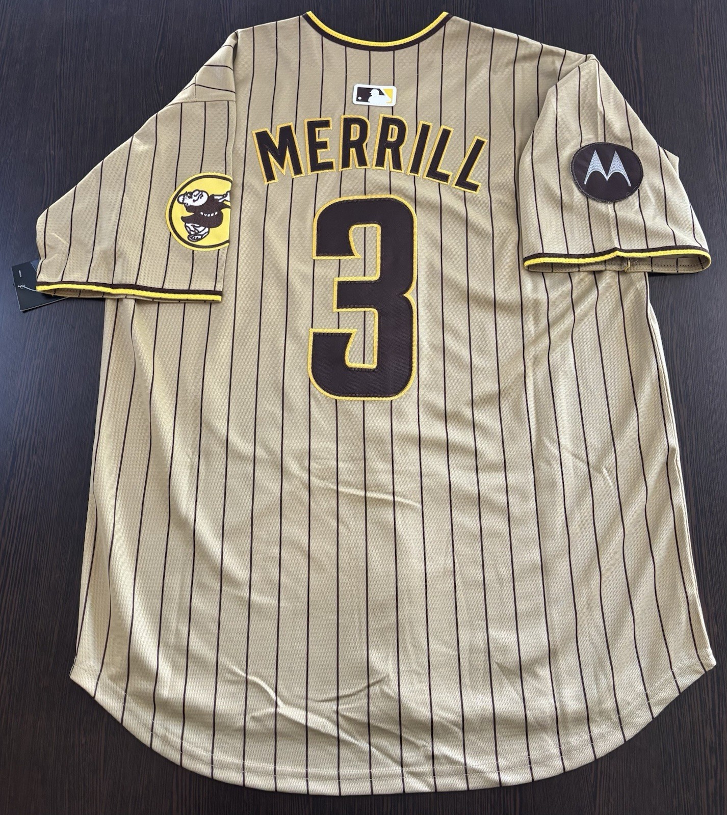 Machado/Tatis Jr./ Merrill SD Padres Jerseys! SAME DAY SHIPPING!