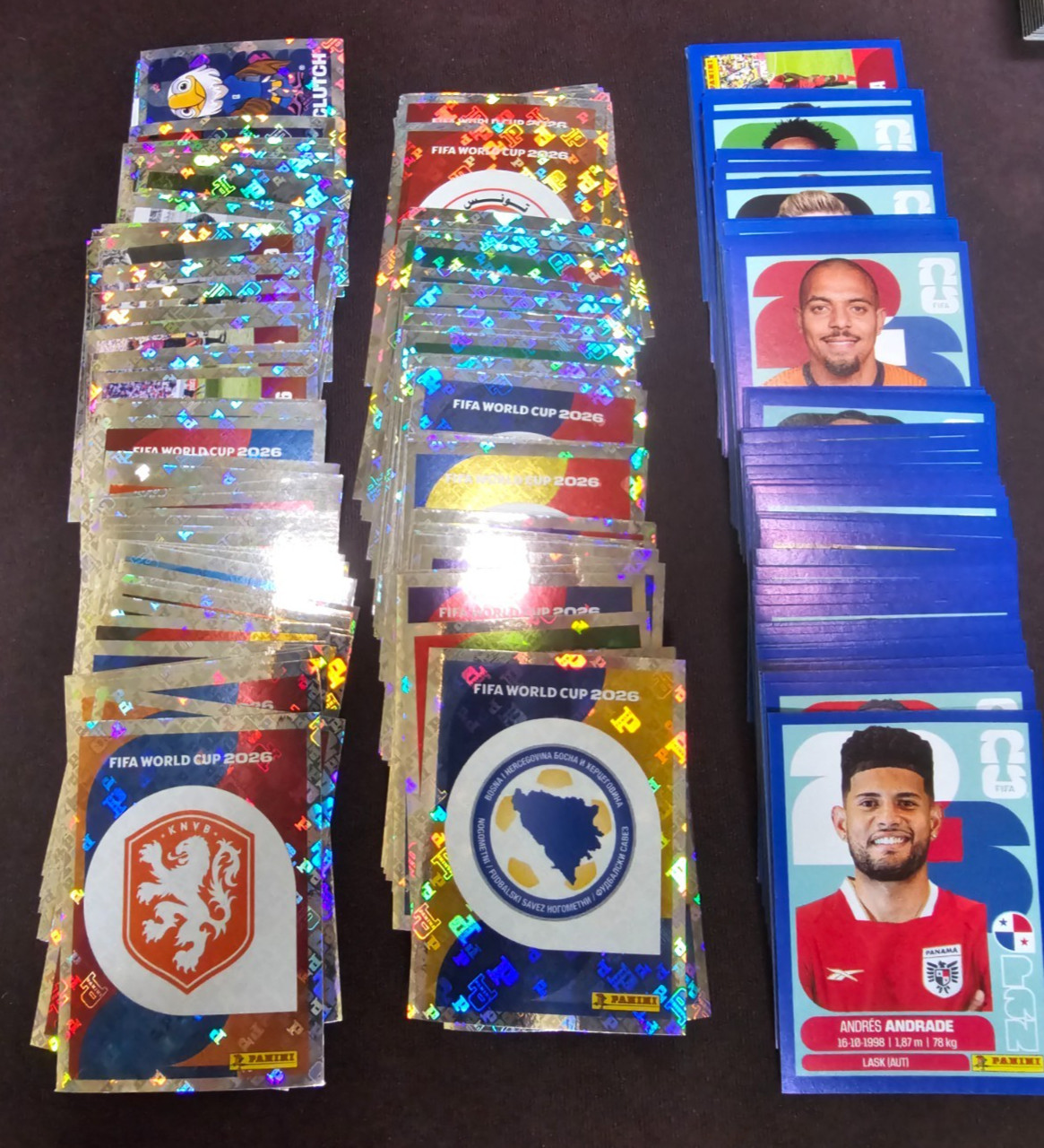 2026 Panini World Cup Stickers Foil & Blue – you pick singles