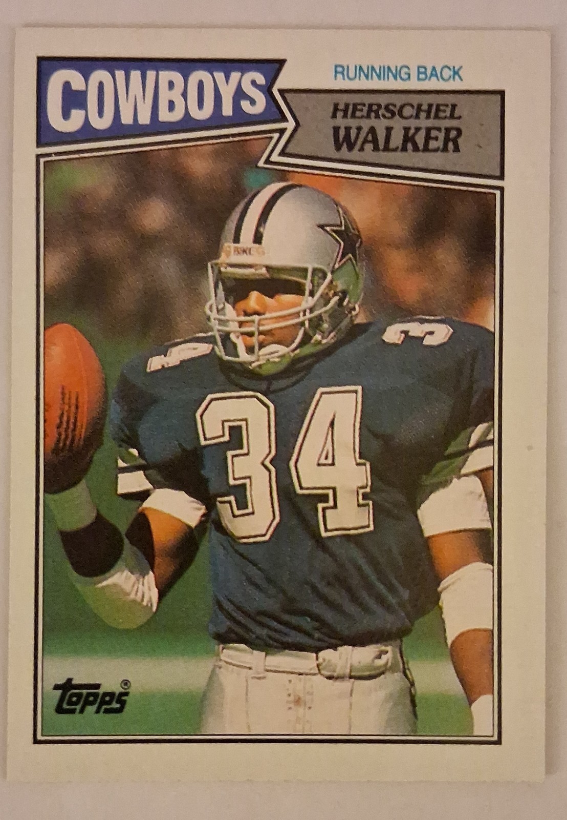 1987 Topps – Herschel Walker #264 Running Back in Dark Blue (RC)