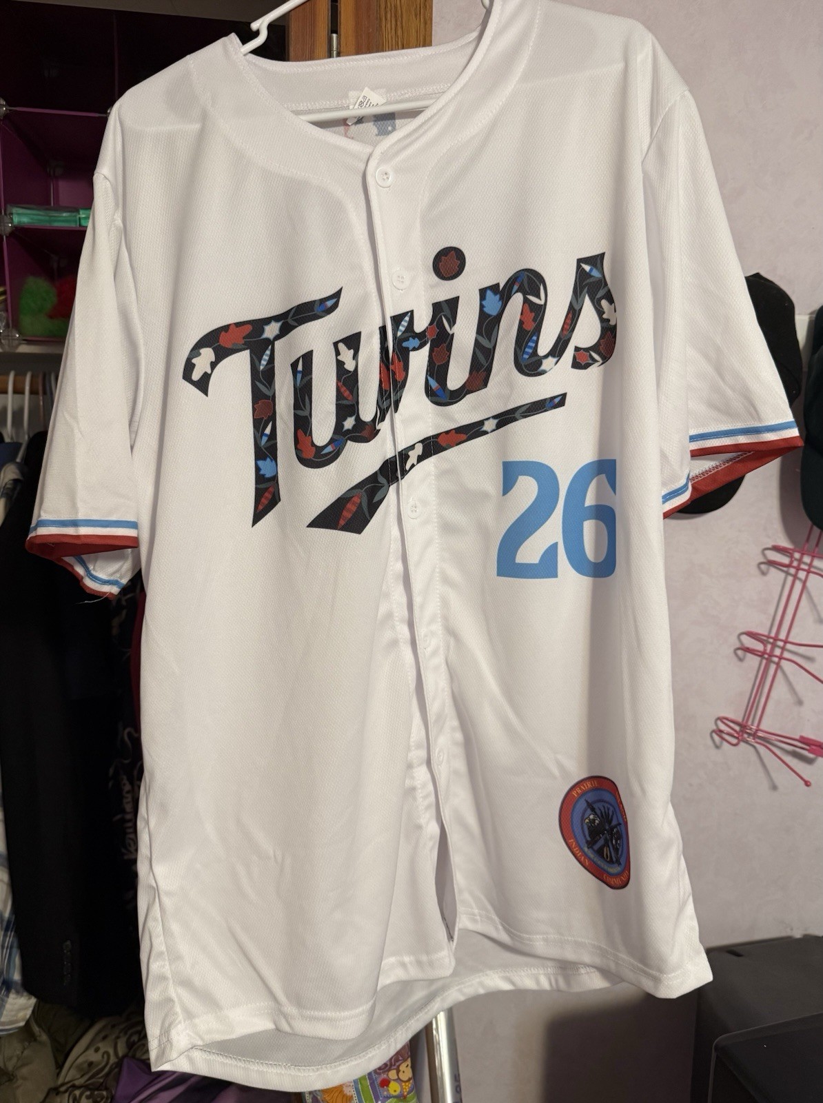 Minnesota Twins Native American Heritage Night Jersey SGA 1/5000. Size XL.