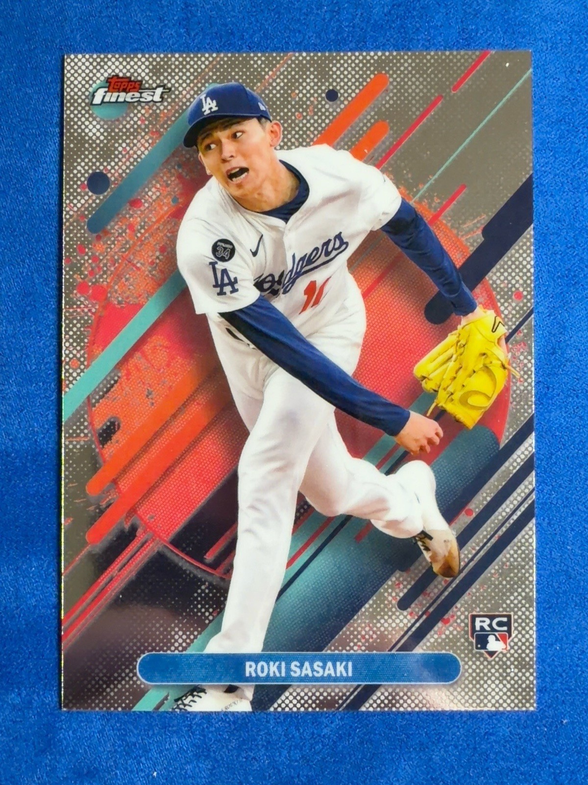 2025 Topps Finest – Rare Roki Sasaki #288 (RC) LA Dodgers