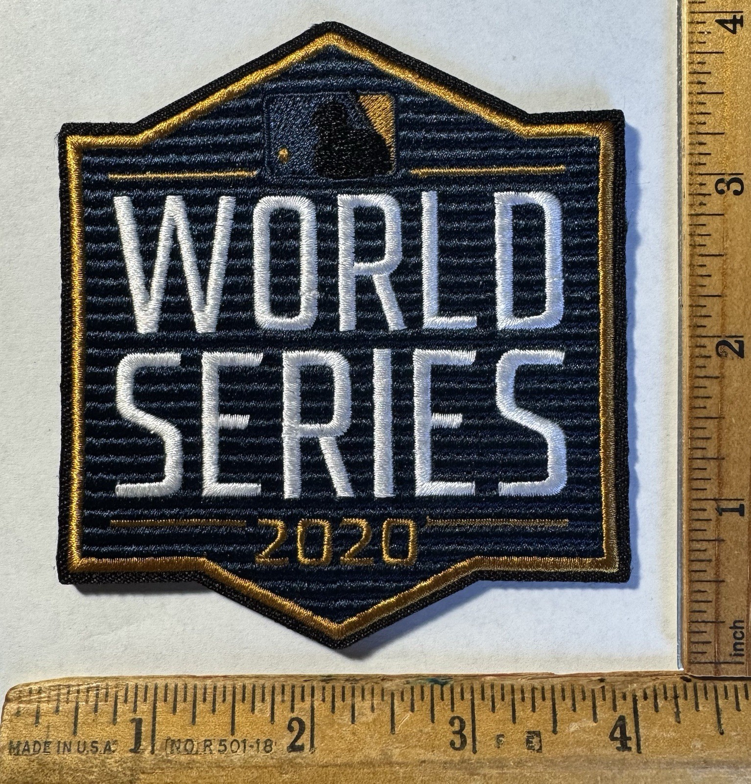 2020 World Series Iron On Patch MLB Baseball Los Angeles Dodgers Tampa Bay Rays