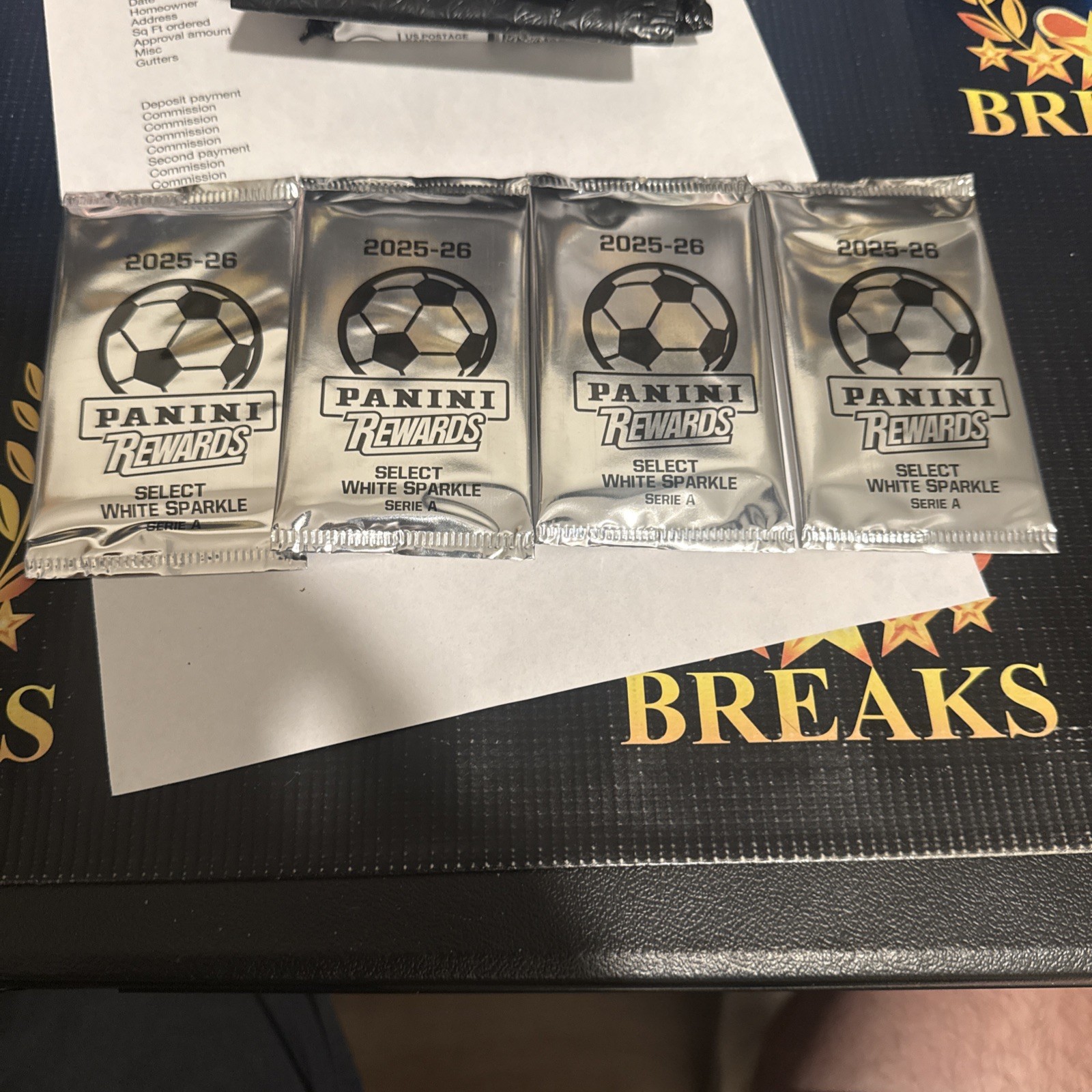 2025-26 Panini Select WHITE SPARKLE Serie A Panini Rewards PACK Soccer Wold Cup