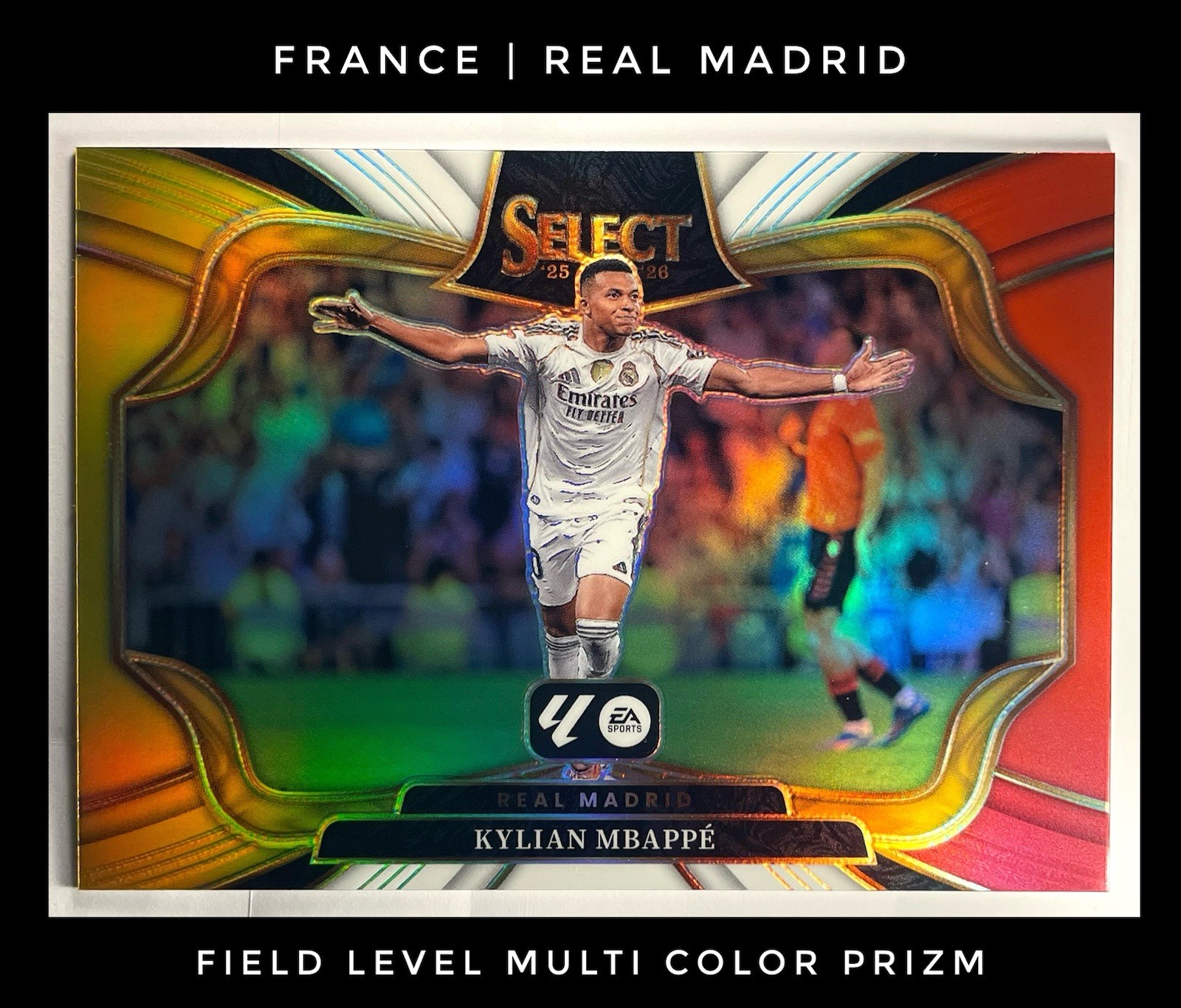 Kylian Mbappe | 2025-26 Select La Liga #225 | Field Multi Color Prizm | France