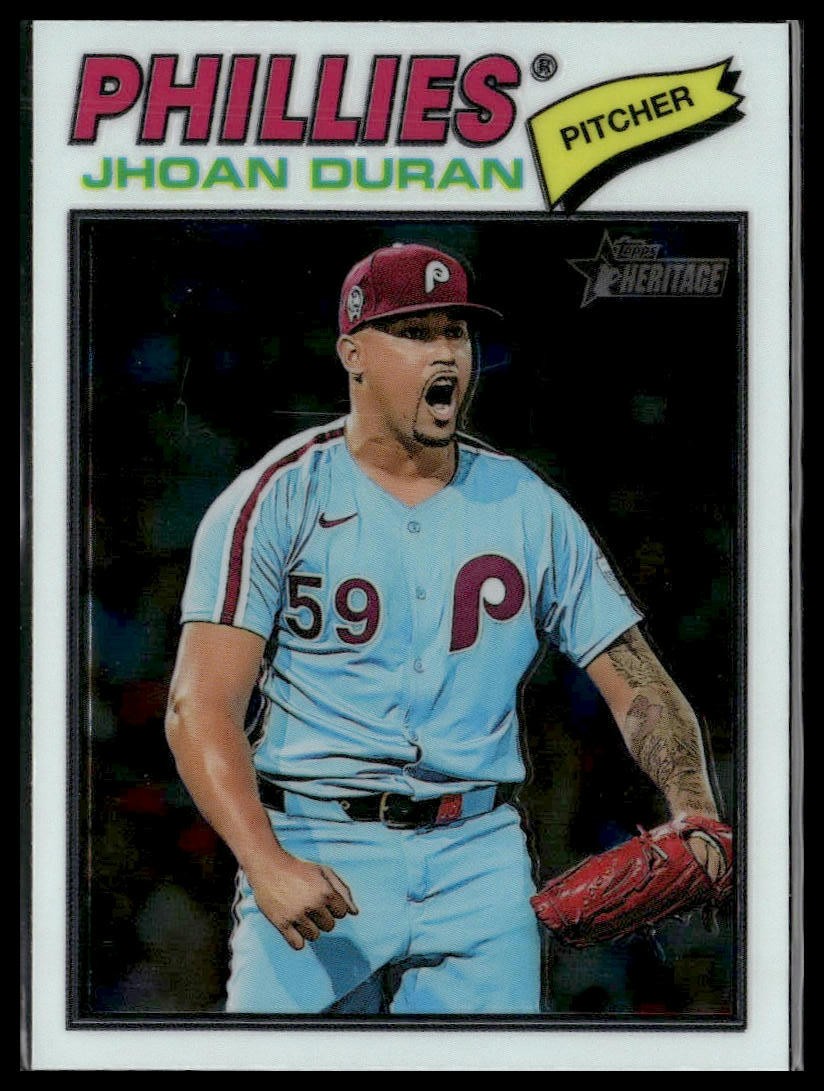 2026 Topps Heritage #14 Jhoan Duran Chrome