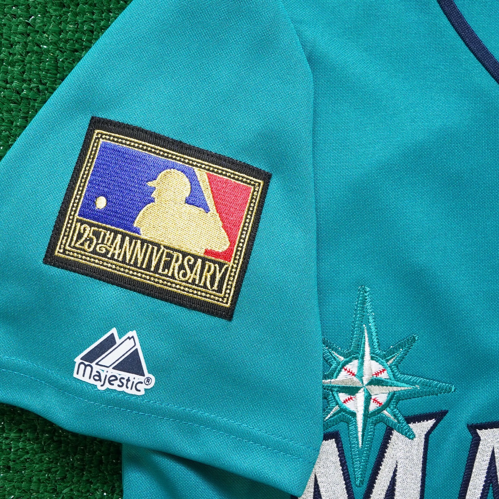 Randy Johnson 1994 Seattle Mariners 125th Anniv. Alt Teal Jersey Men’s (S-3XL)