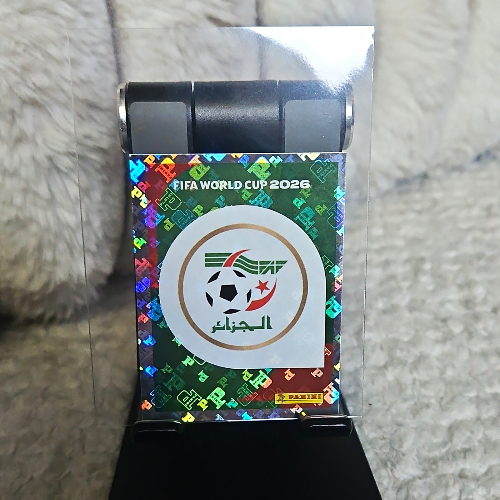 Panini FIFA World Cup 2026 Algeria Club Badge/Logo Hologram Sticker ALG 1